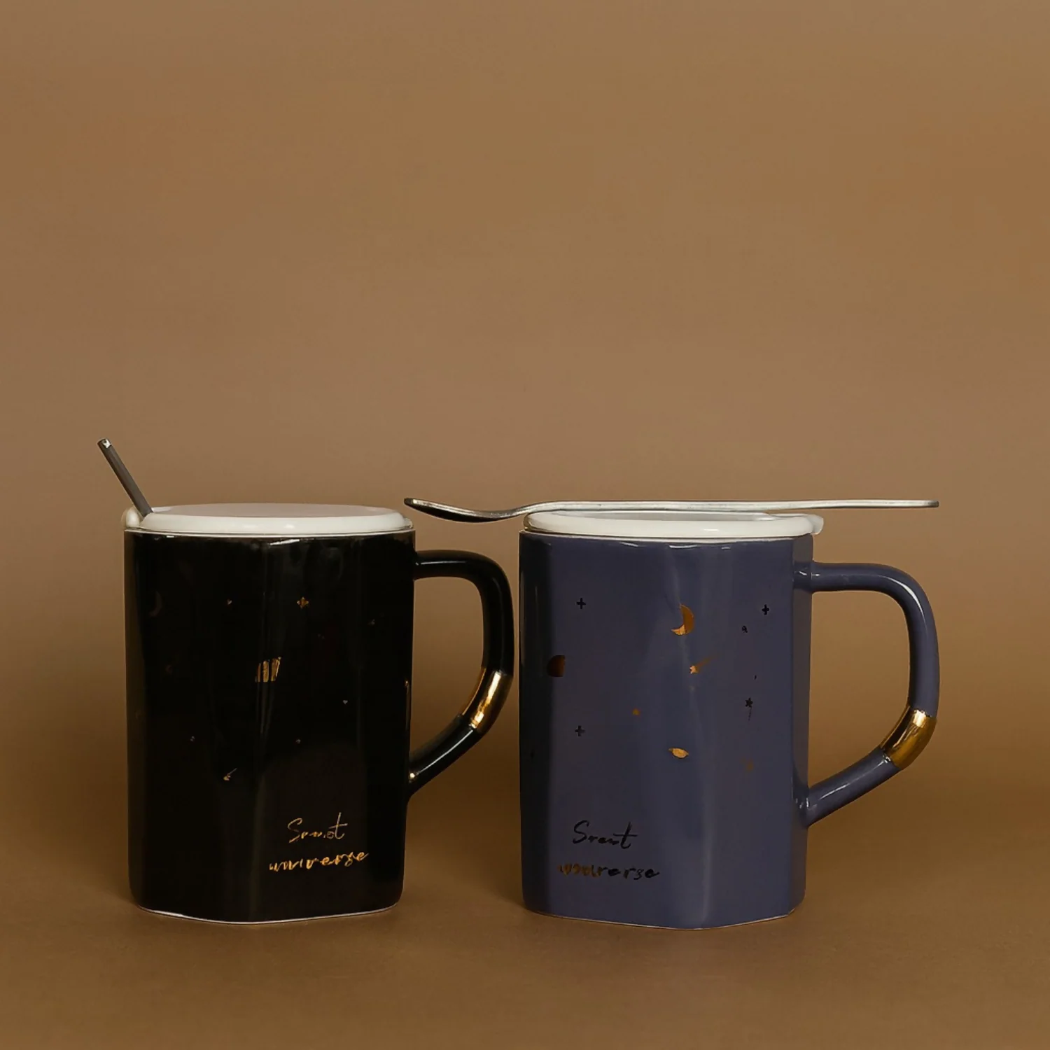 Premium Ceramic Secret Universe Mug with Gold Handle Accent (Mix Design) - Image 3