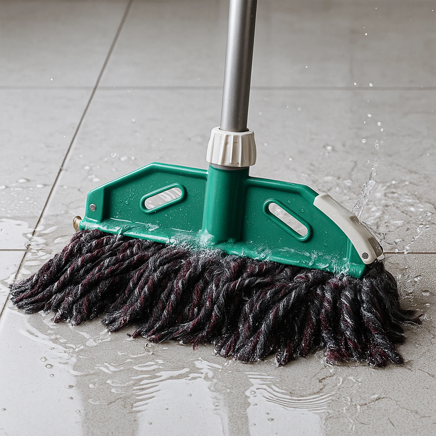 Premium Cotton Yarn Floor Cleaning Mop with Long Handle (1 Pc) - Image 7