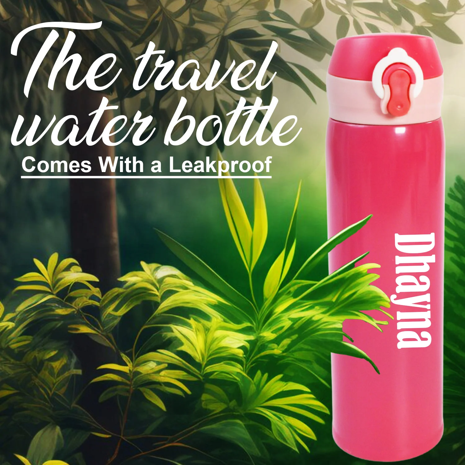 Customized Stainless Steel Water Bottle  (350 ML) - Image 5