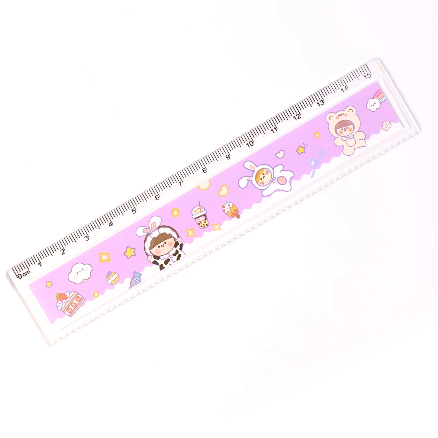 Premium Cute Cartoon Plastic Ruler for Kids (1 Pc) - Image 5