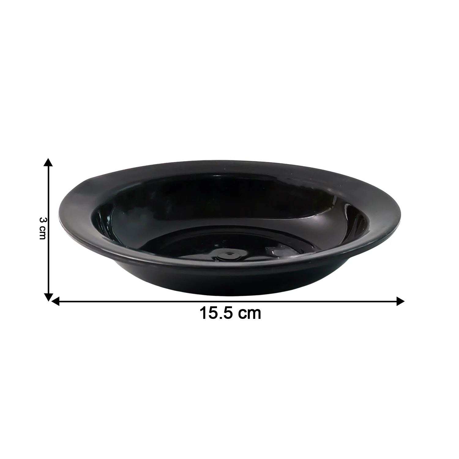 Premium Deep Black Curry Soup Serving Bowl (1 Pc) - Image 4