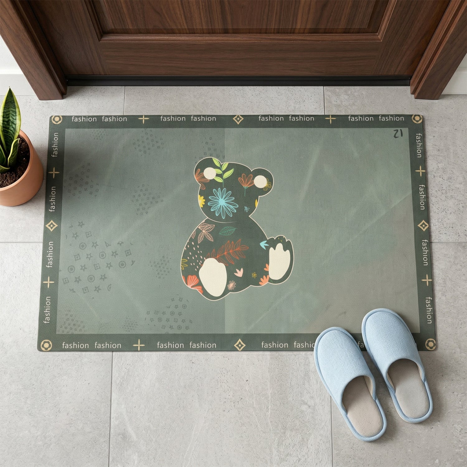 Premium Designer Anti Slip Door Mat (1 Pc, Mix Design) - Image 4