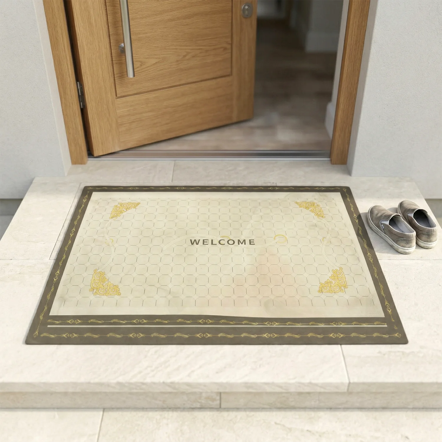Premium Designer Anti Slip Door Mat (1 Pc, Mix Design) - Image 8