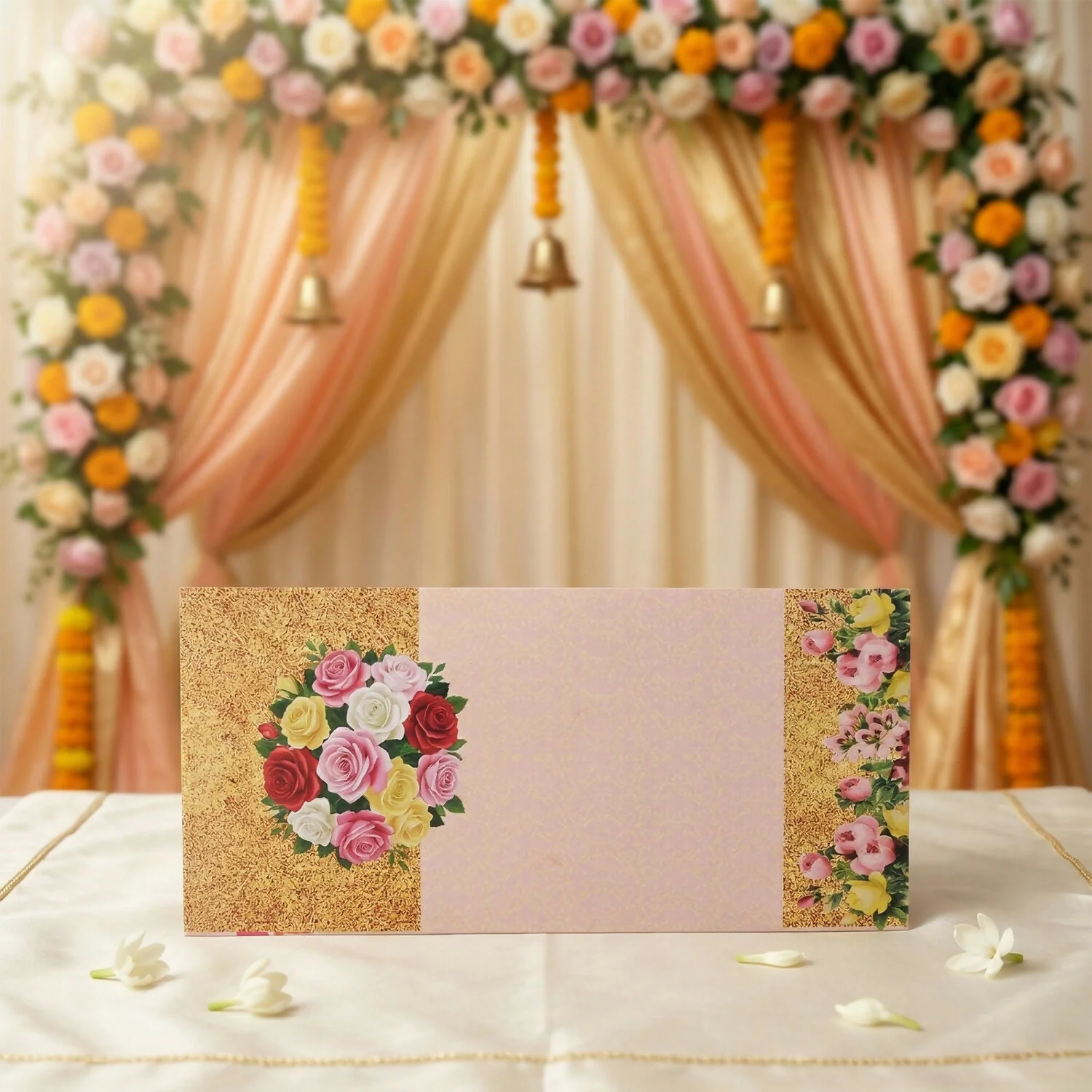 Premium Designer Floral Wedding Shagun Envelope for Cash Gift – Decorative Money Envelope - Image 2