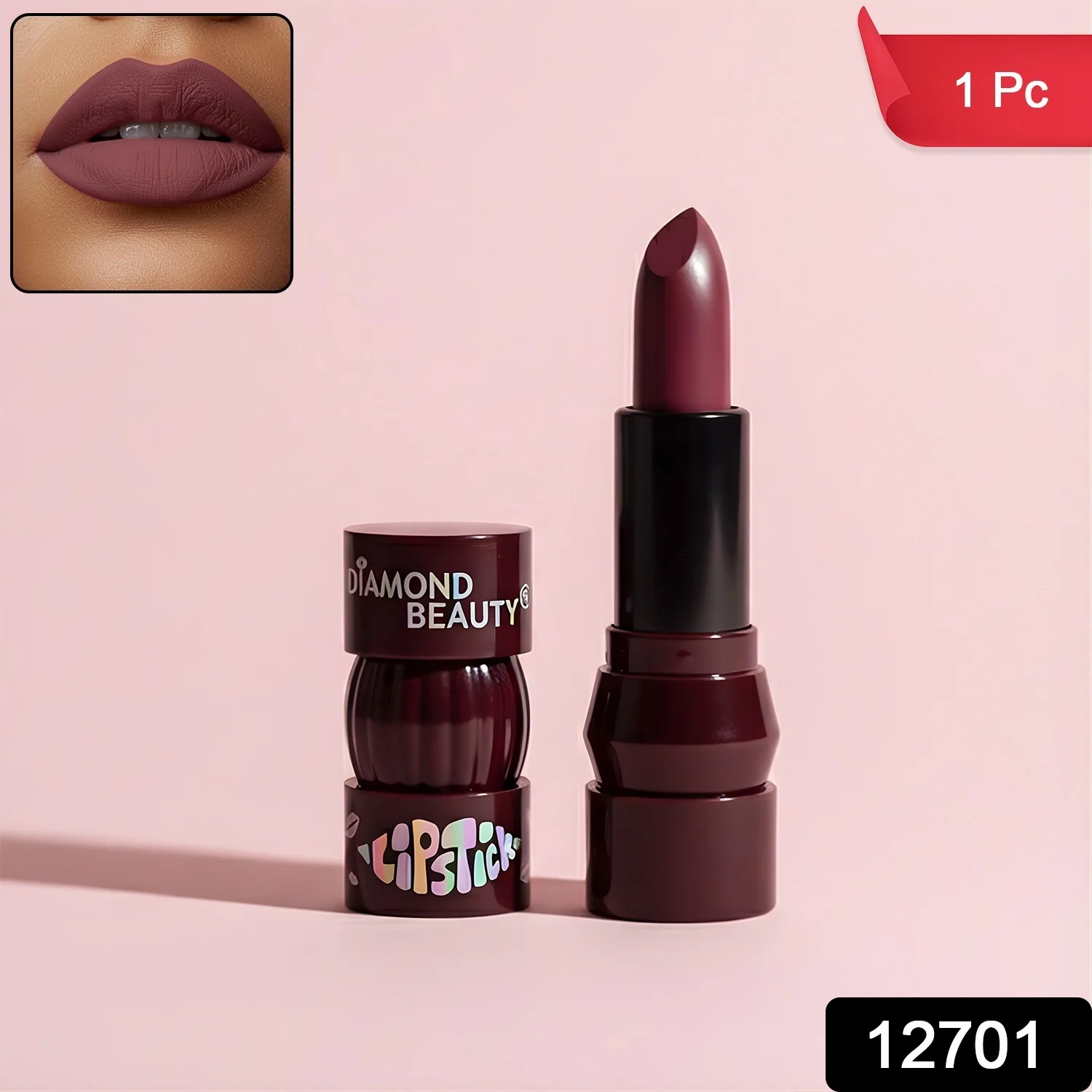 Premium Diamond Beauty Matte Lipstick (Mix Color / 1 Pc) - Image 2