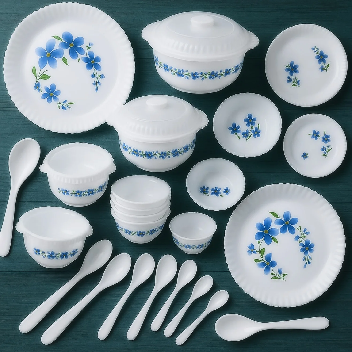 Plastic Premium Dinner Set (36 Pc) - Image 4