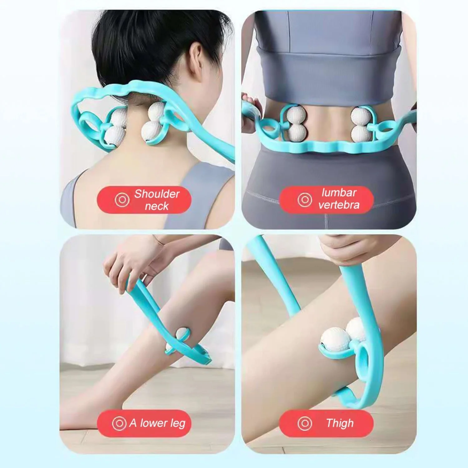 Premium Dual Roller Neck and Shoulder Massager (1 Pc) - Image 8
