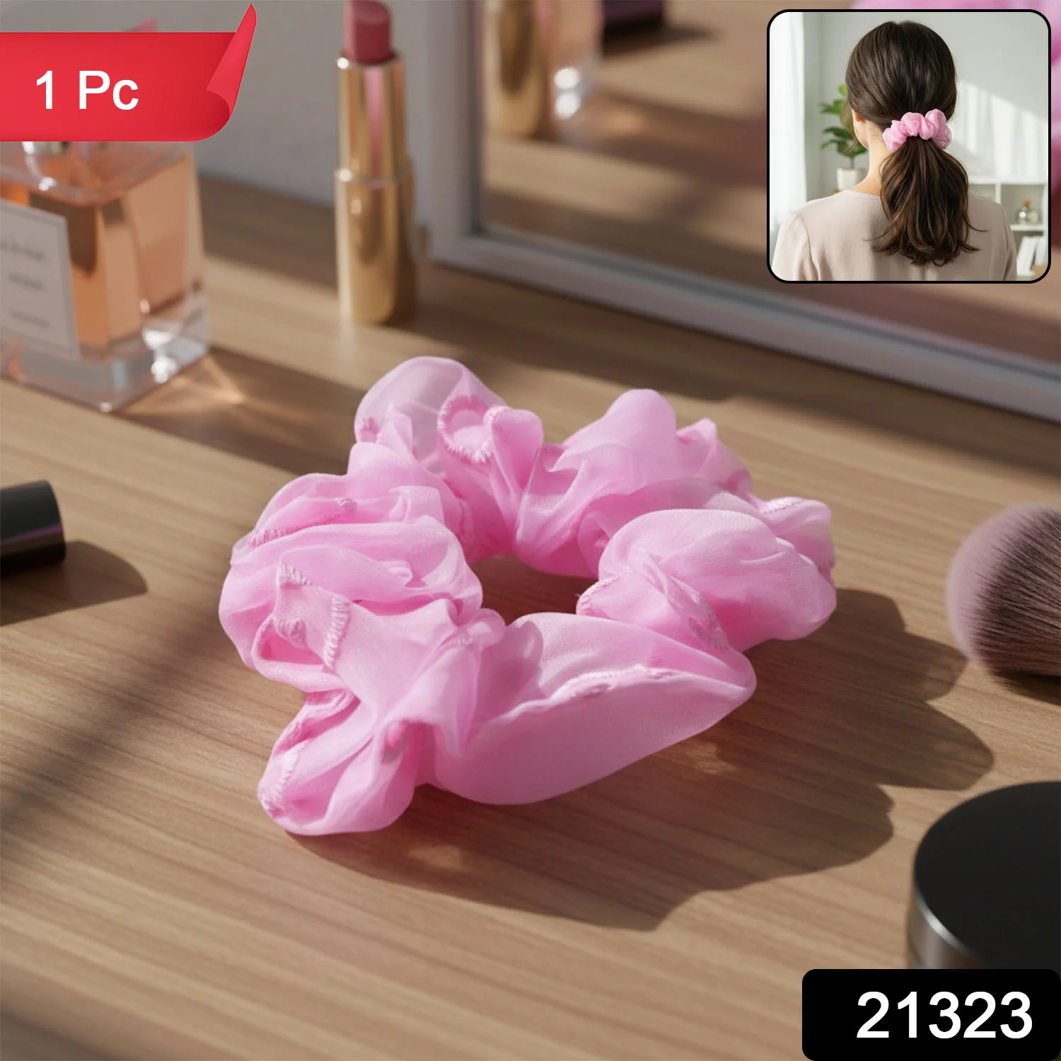 Premium Elastic Hair Tie (1 Pc) - Image 2