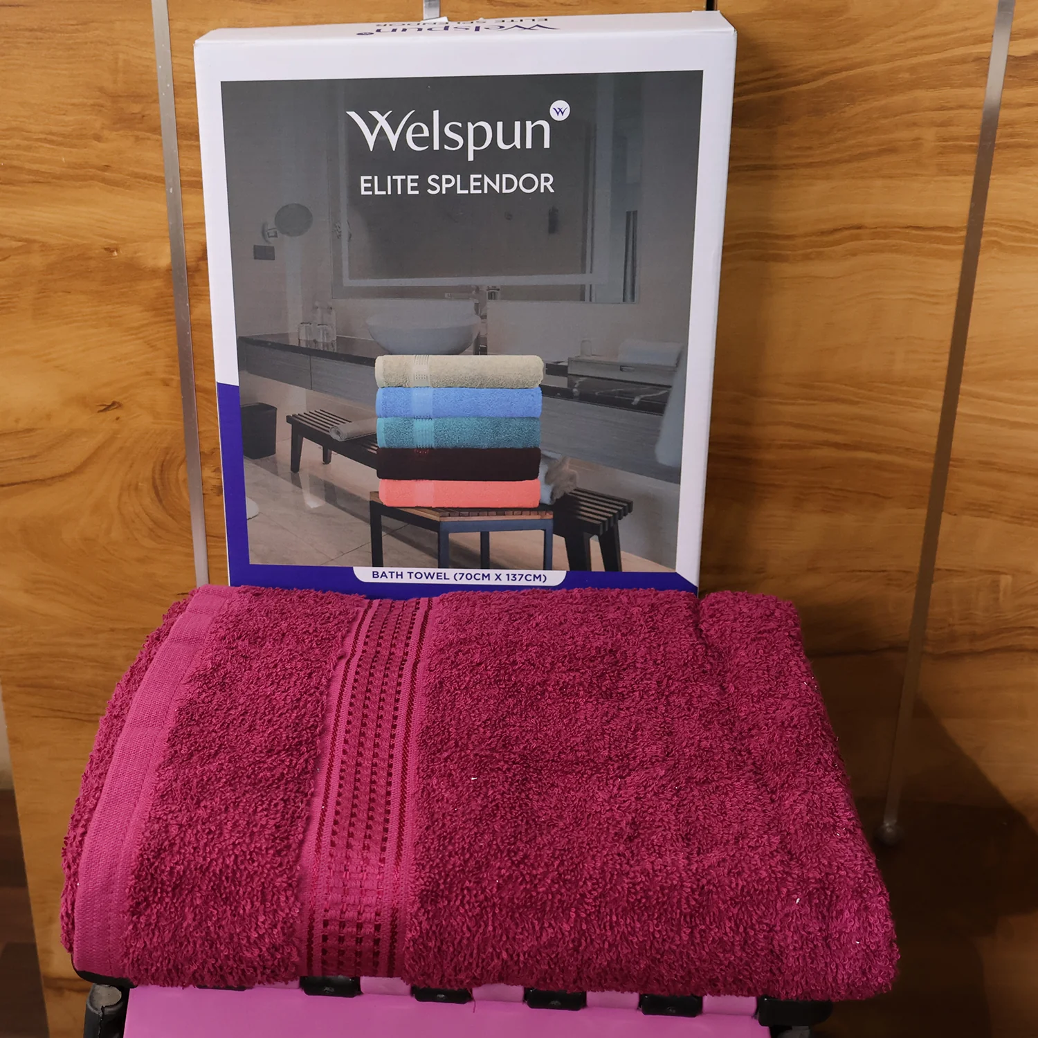 Welspun Premium Elite Splendor Bath Towel (70x137cm / 1 Pc) - Image 7