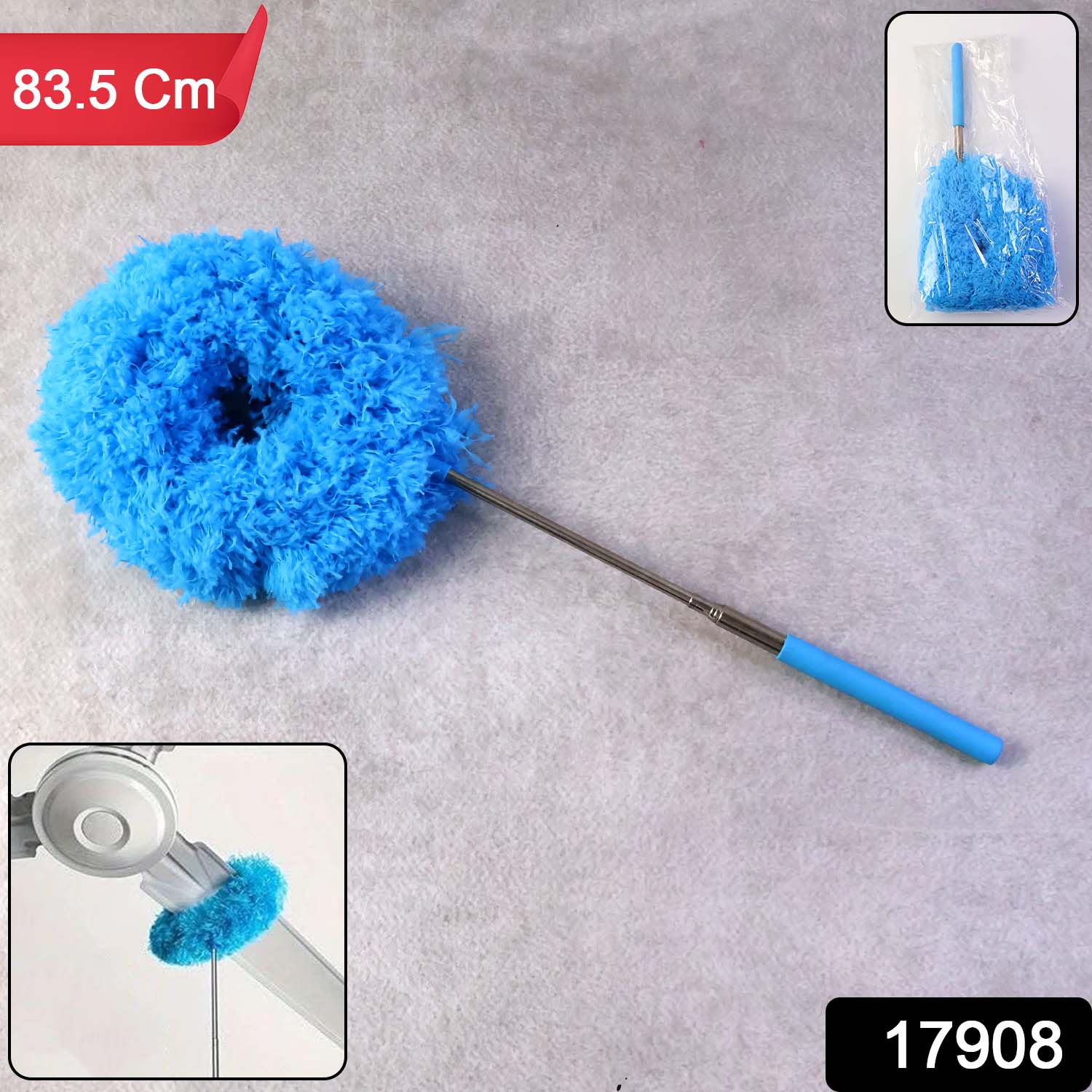 Premium Extendable Round Cleaning Duster (83.5 cm / 1 Pc) - Image 2
