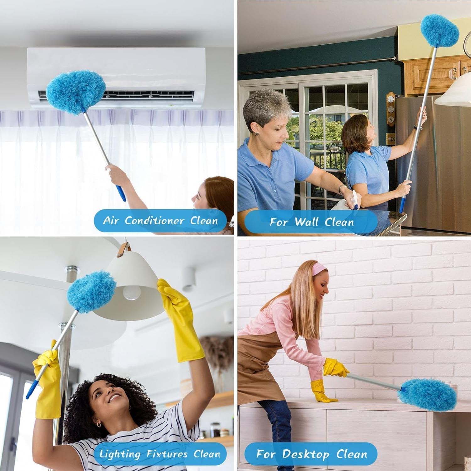 Premium Extendable Round Cleaning Duster (83.5 cm / 1 Pc) - Image 3