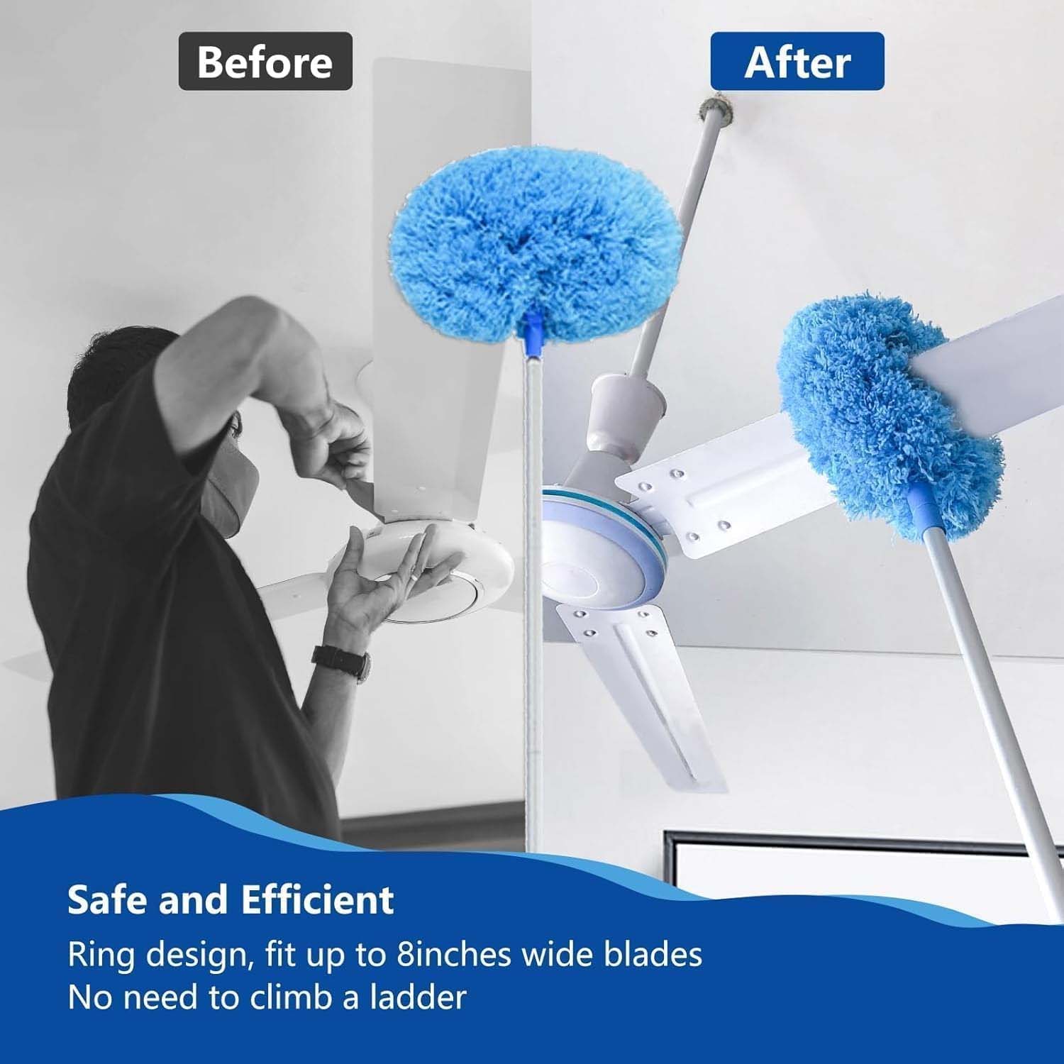 Premium Extendable Round Cleaning Duster (83.5 cm / 1 Pc) - Image 7