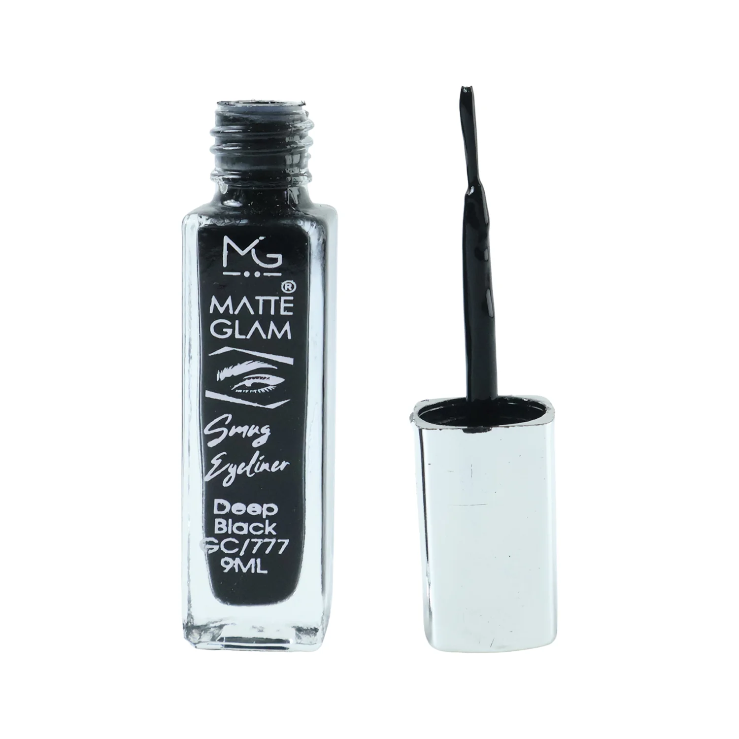Matte Glam Smudge Proof Deep Black Eyeliner (1 Pc, 9 ML) - Image 4