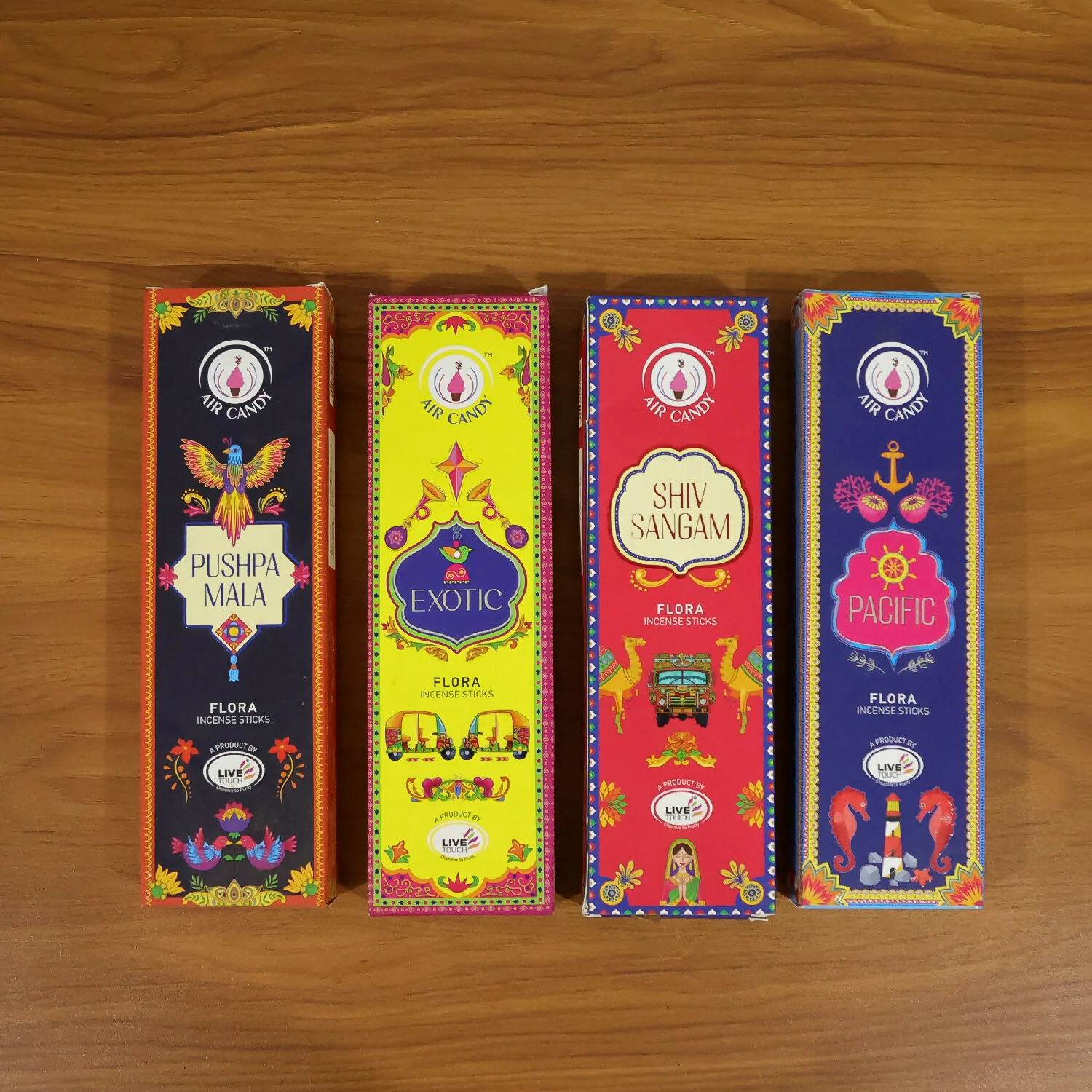 Premium Flora Incense Sticks Combo Pack with 4 Fragrance Variants for Daily Puja & Home Fragrance (4 Packs of 360gm) - Image 7