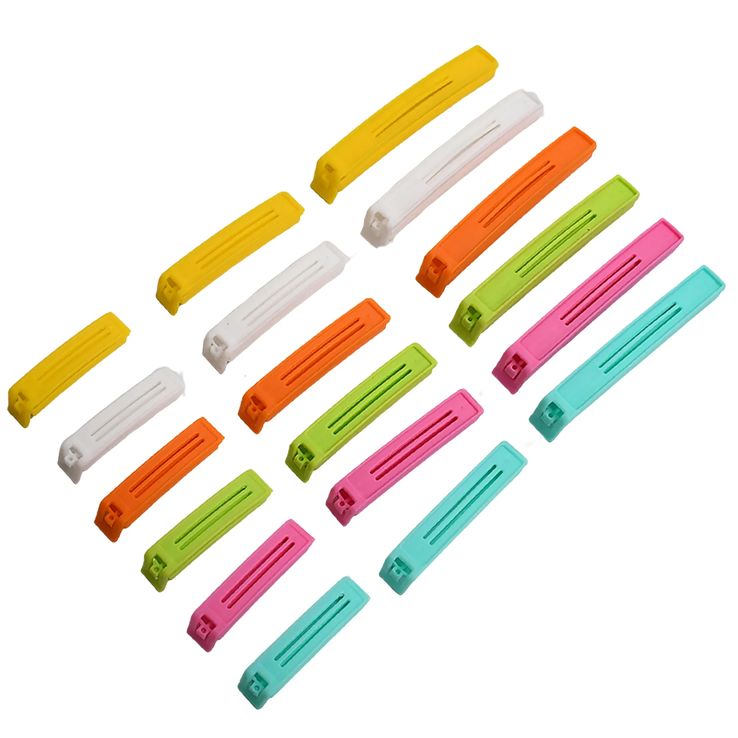 Food Bag Clip Sealer – Airtight Plastic Clips Snacks, Kitchen & Camping (18 Pc Set) - Image 5