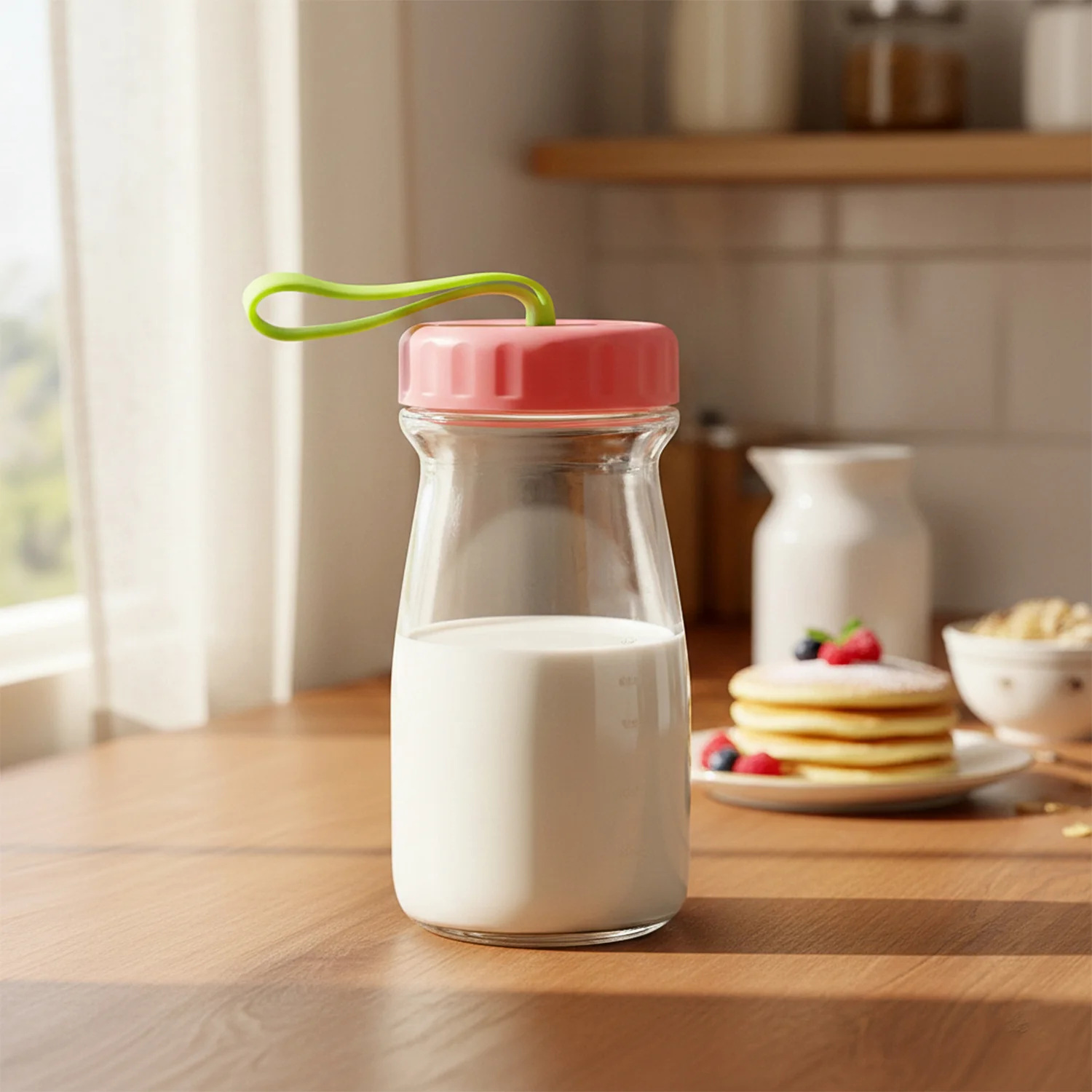 Premium Glass Bottle with Leak-Proof Lid 300 ML - Image 6