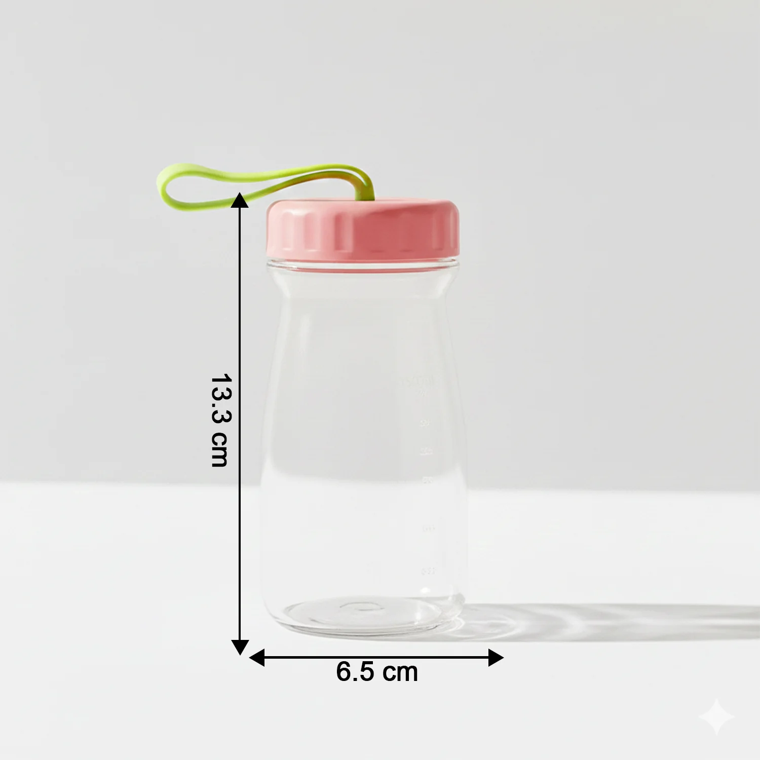 Premium Glass Bottle with Leak-Proof Lid 300 ML - Image 7