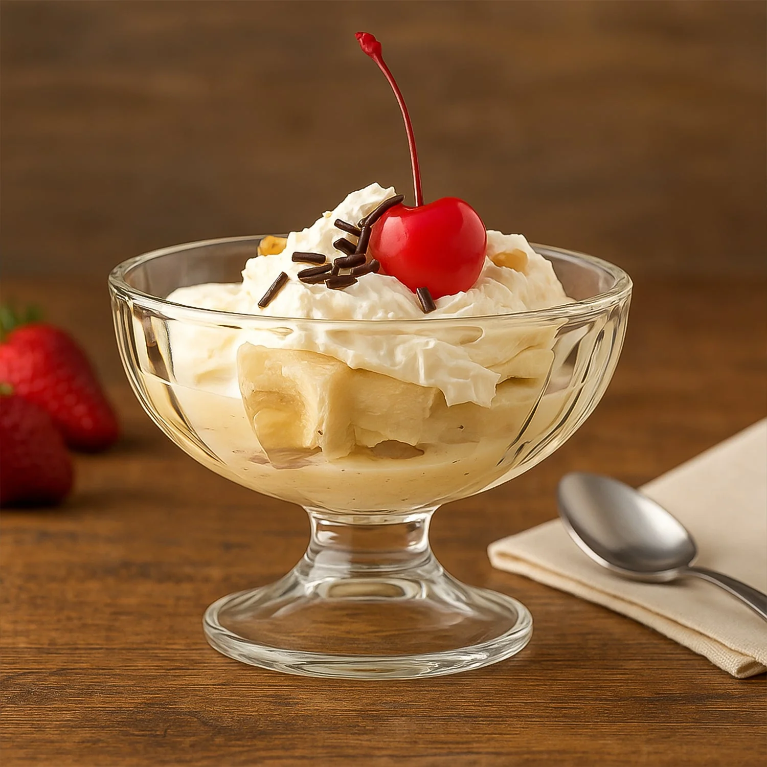 Premium Glass Ice Cream Dessert Bowl 6 Pc Set - Image 4