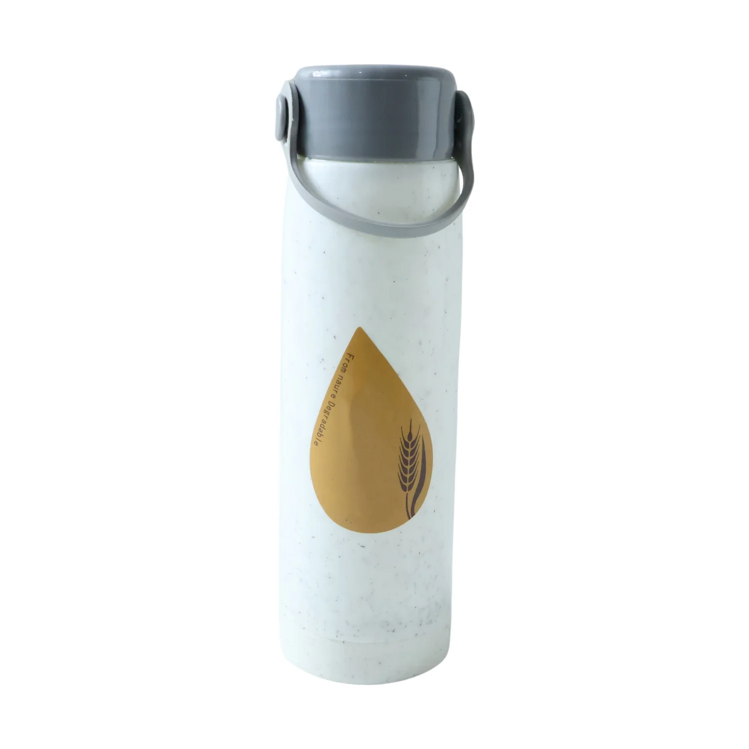 Premium Glass Water Bottle with Mobile Phone Holder (1 Pc, 380 ML) - Image 4