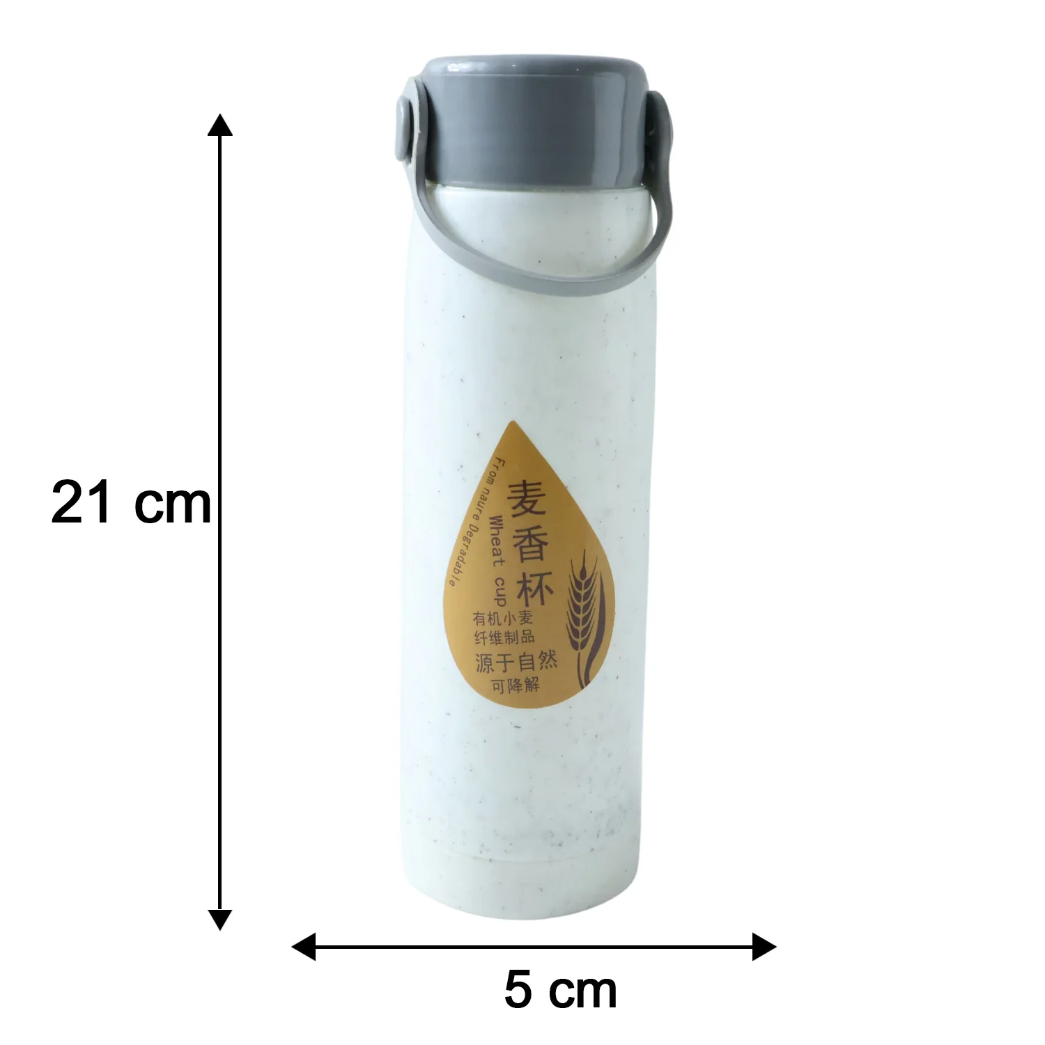 Premium Glass Water Bottle with Mobile Phone Holder (1 Pc, 380 ML) - Image 6