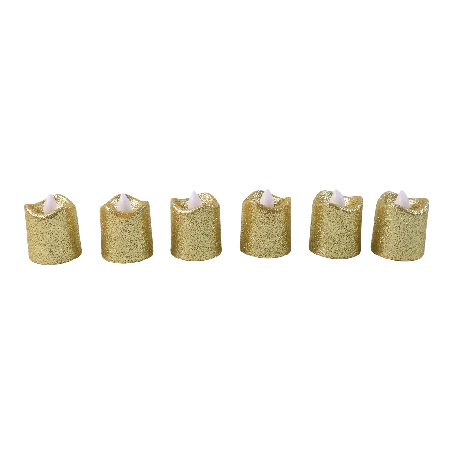 christmas Premium Glitter LED Tealight Candles (24 Pc Set) - Image 5