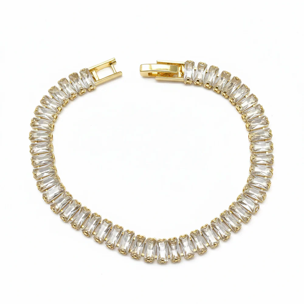 Premium Gold Finish American Diamond Bracelet for Women - Image 3