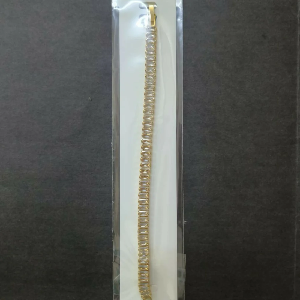 Premium Gold Finish American Diamond Bracelet for Women - Image 5