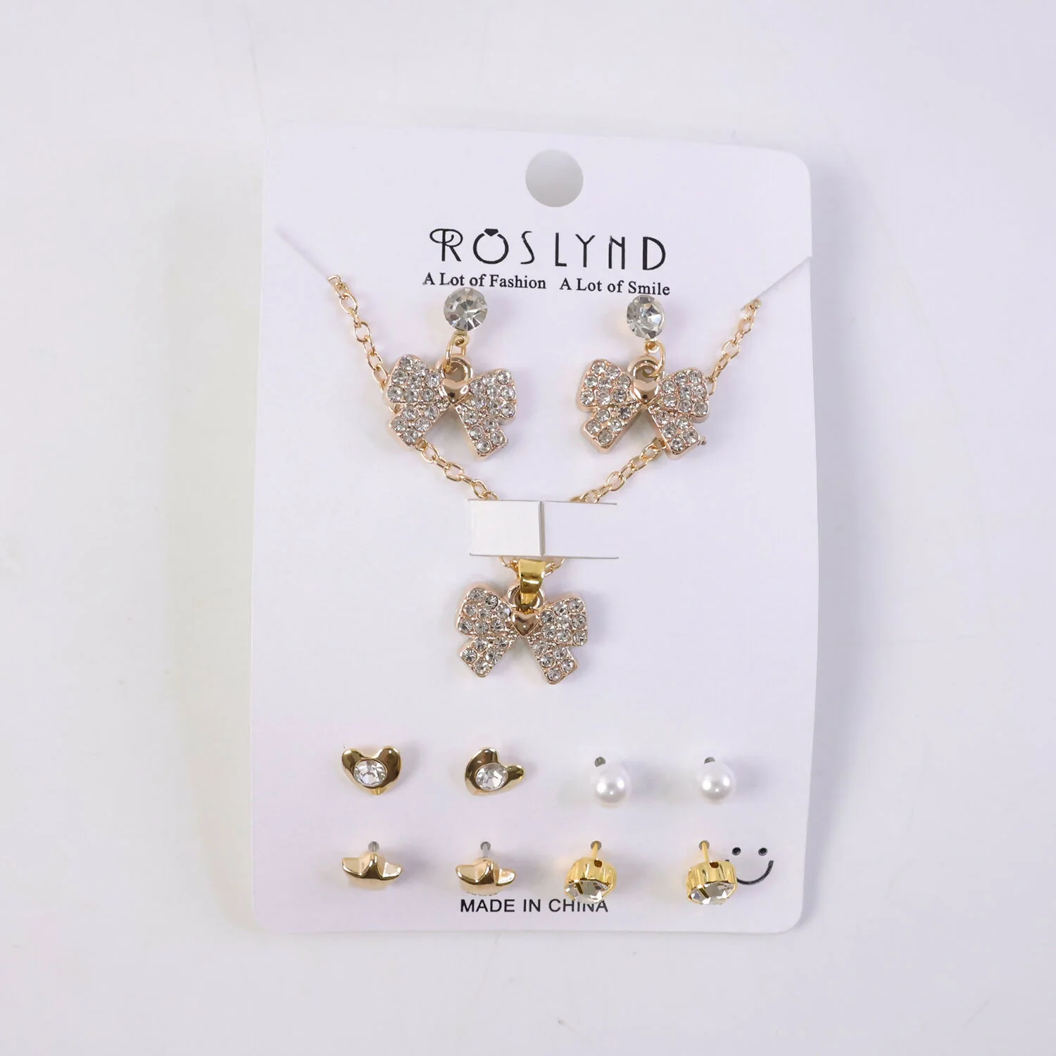 Premium Gold Plated Leaf Pearl Drop Earrings for Women & Girls (Combo set of 6) - Image 3