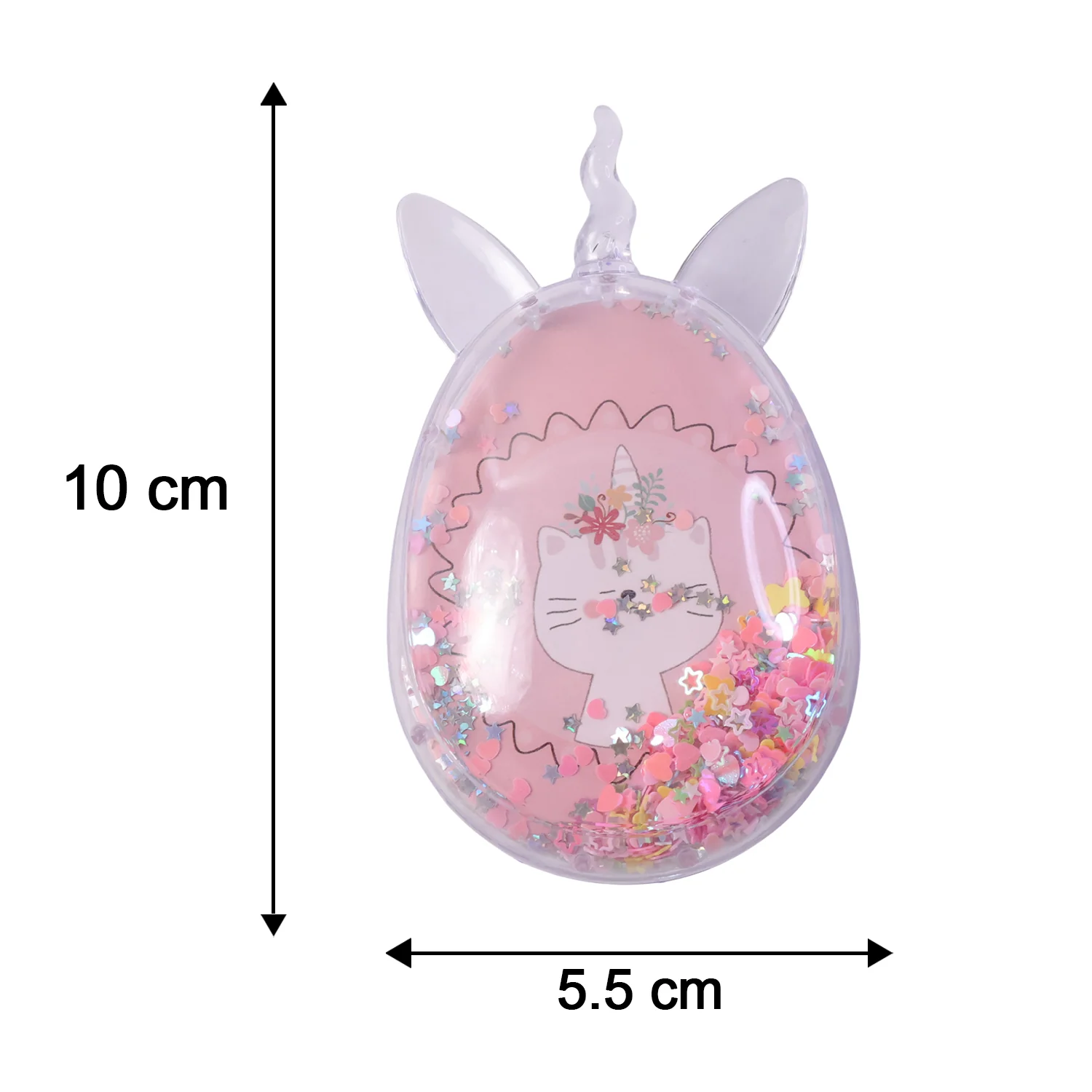 Cute Unicorn Theme Magic Floating Glitter Hair Comb (1 Pc) - Image 6