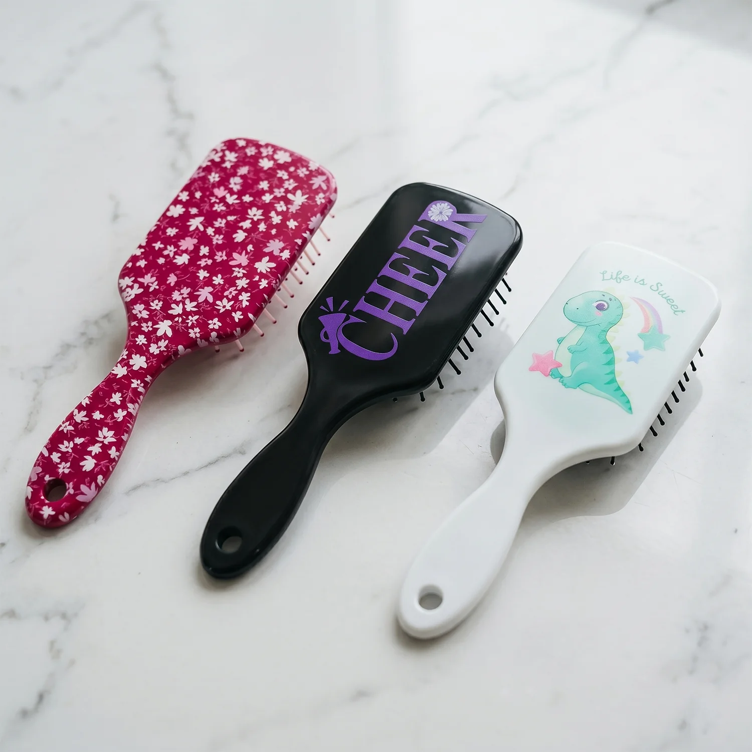 Premium Kids Hair Brush with Fun and Colorful Designs (1 Pc, Mix Design) - Image 7