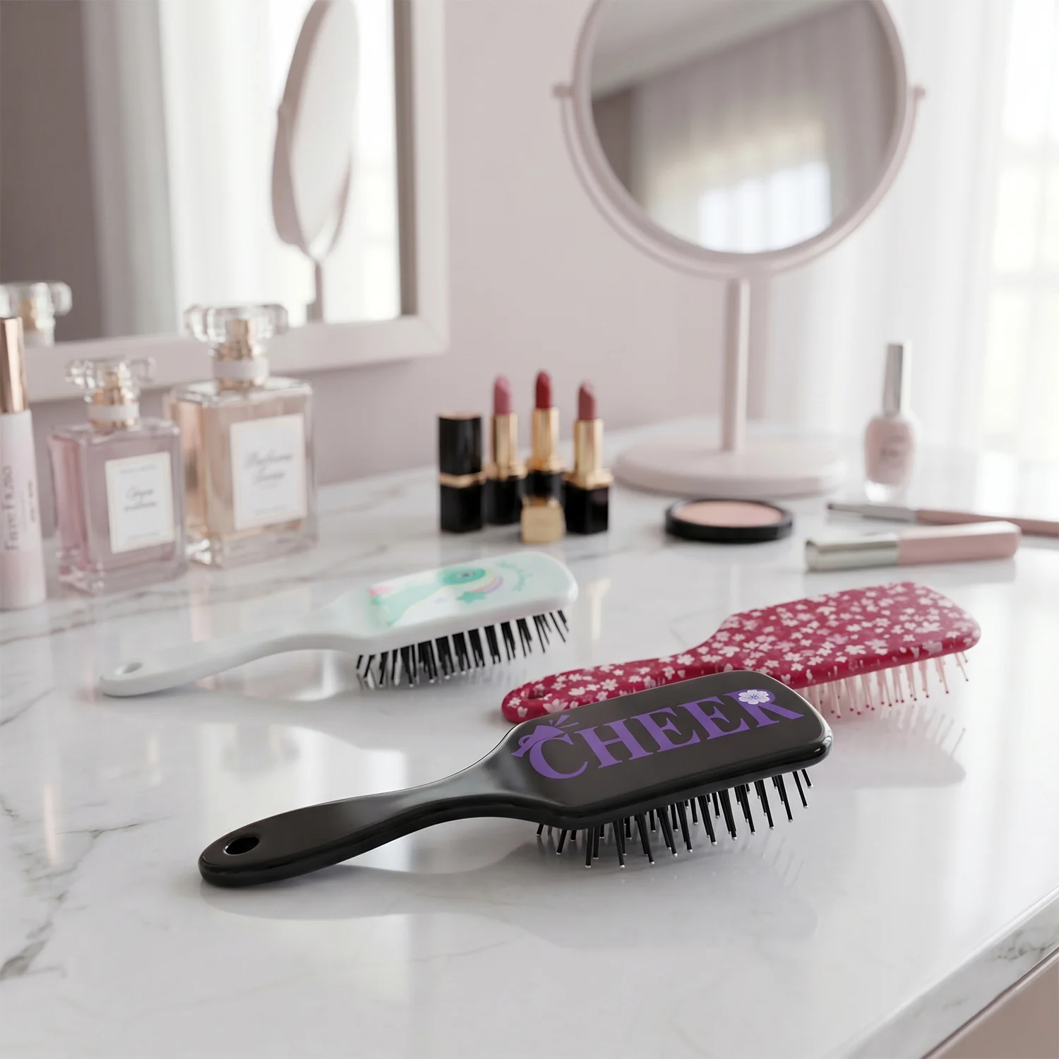Premium Kids Hair Brush with Fun and Colorful Designs (1 Pc, Mix Design) - Image 8