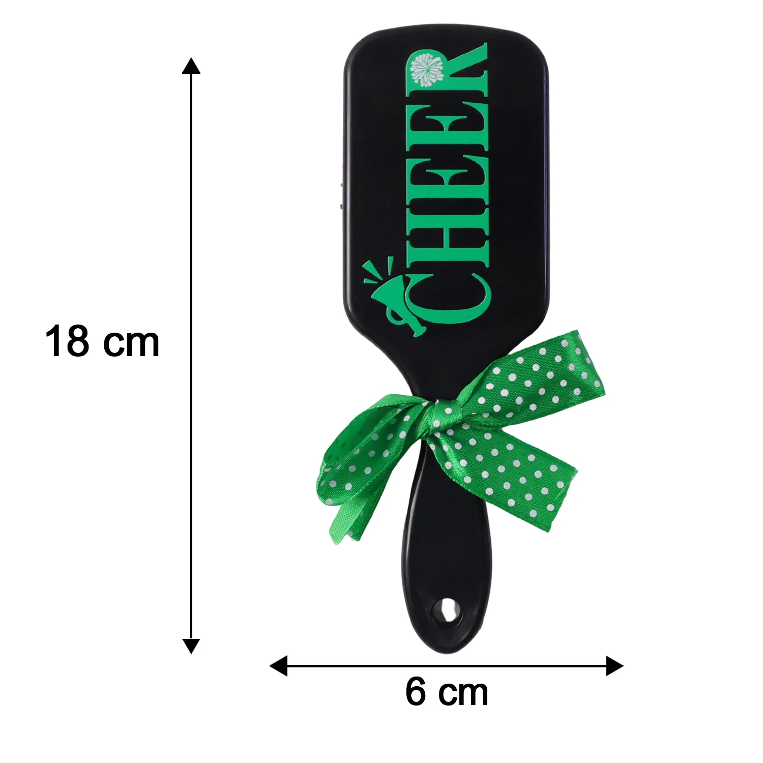 Kids Printed Hair Brush with Cute Ribbon Bow Handle Detangling Hair Comb (1 Pc) - Image 6