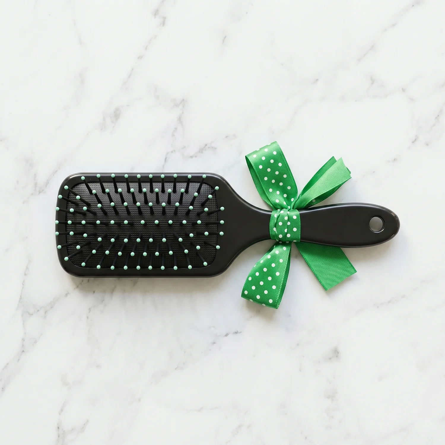 Kids Printed Hair Brush with Cute Ribbon Bow Handle Detangling Hair Comb (1 Pc) - Image 8