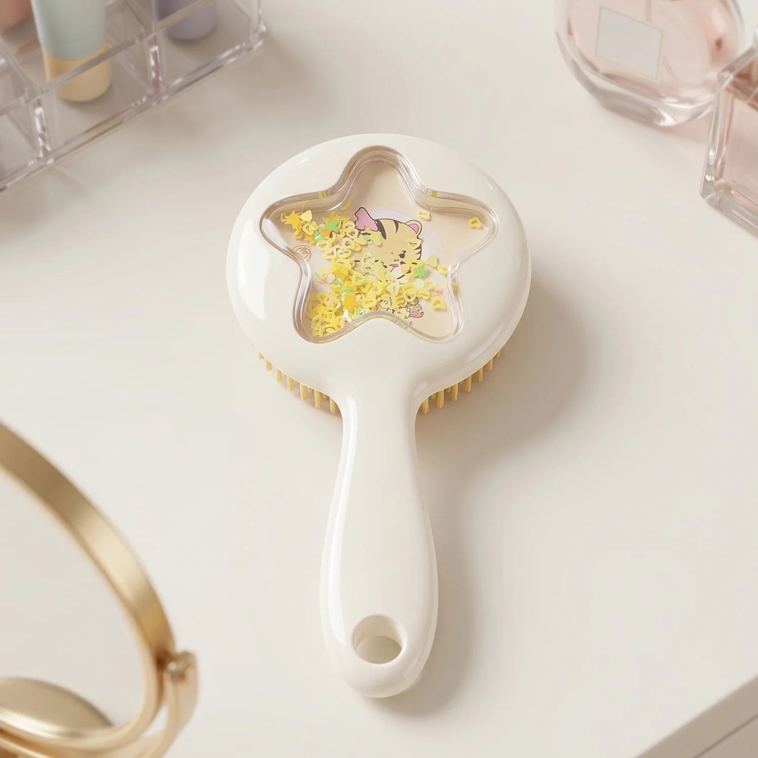 Cute Star Design Kids Hair Brush Soft Bristle Detangling Hair Comb (1 Pc) - Image 8
