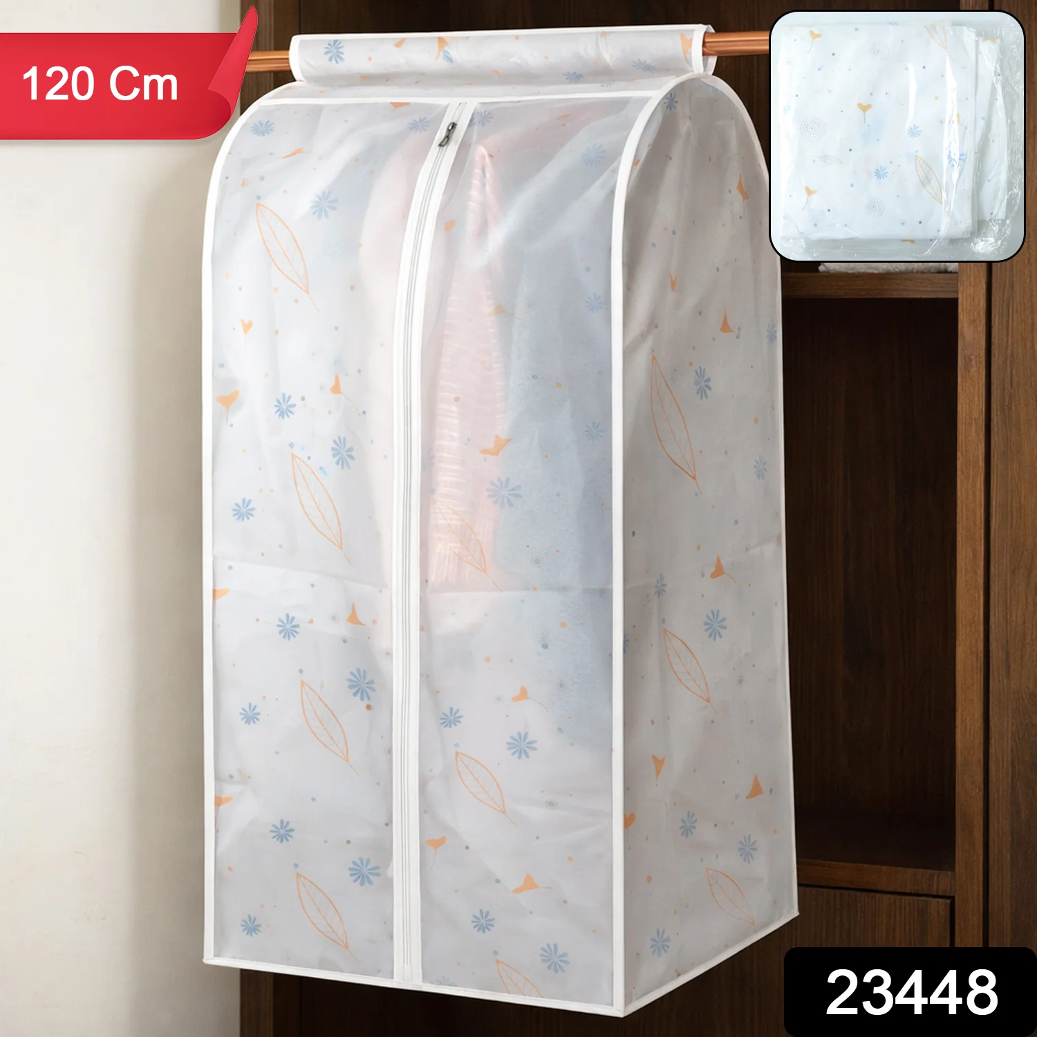Premium Hanging Clothes Storage Cover Bag (1 Pc, 120 Cm) - Image 2