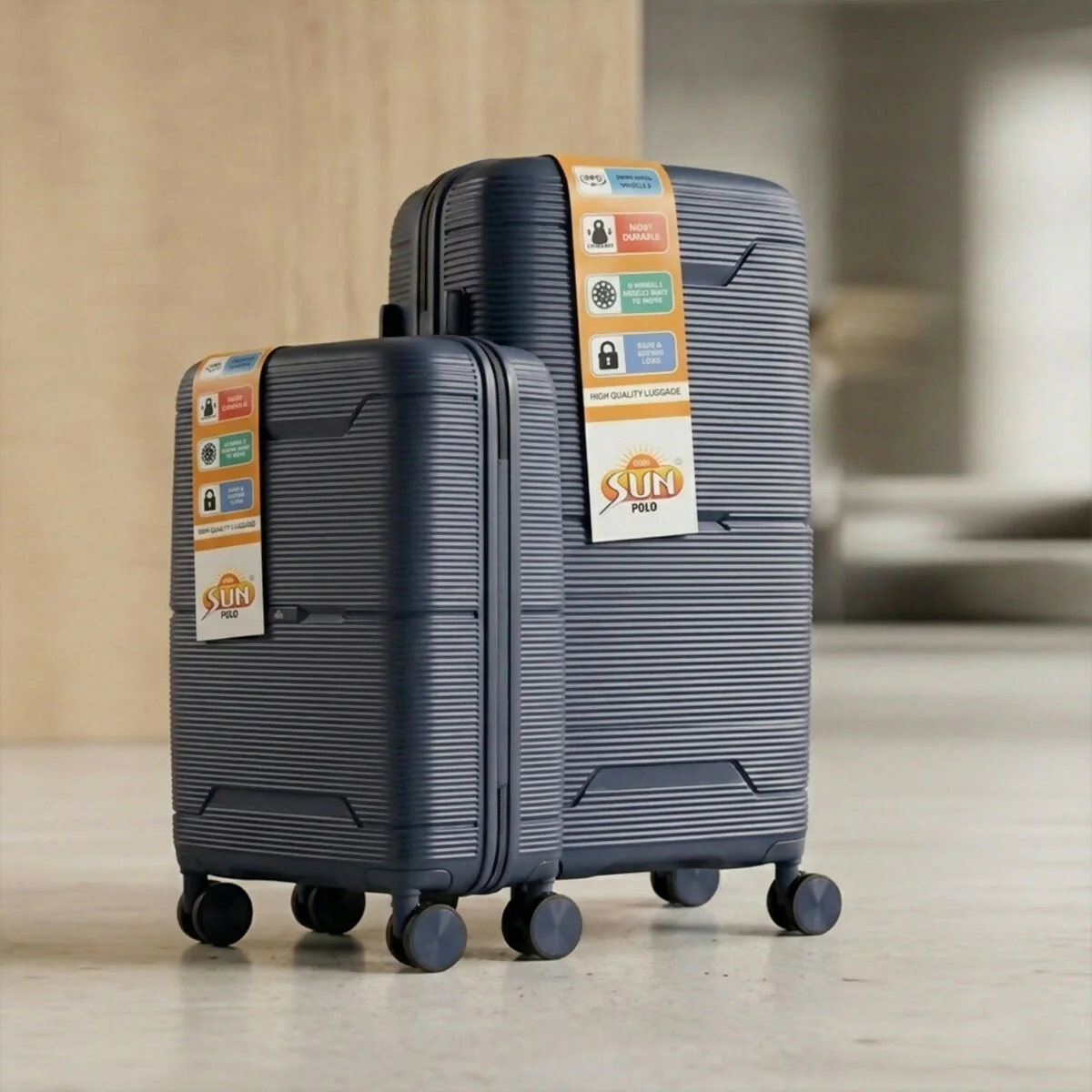 Premium Hard Shell Travel Luggage Set with Spinner Wheels - Image 10