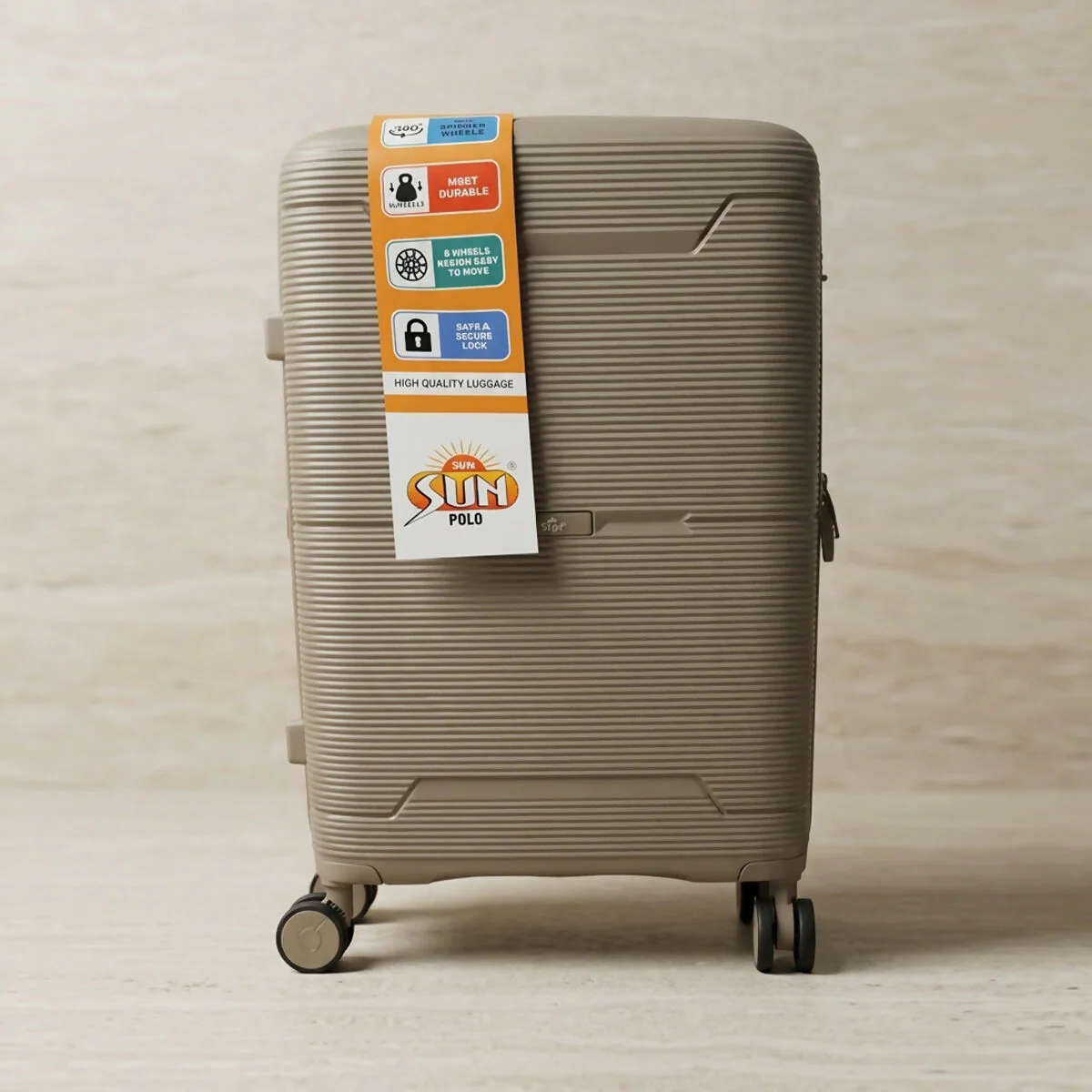 Premium Hard Shell Travel Luggage Set with Spinner Wheels - Image 5