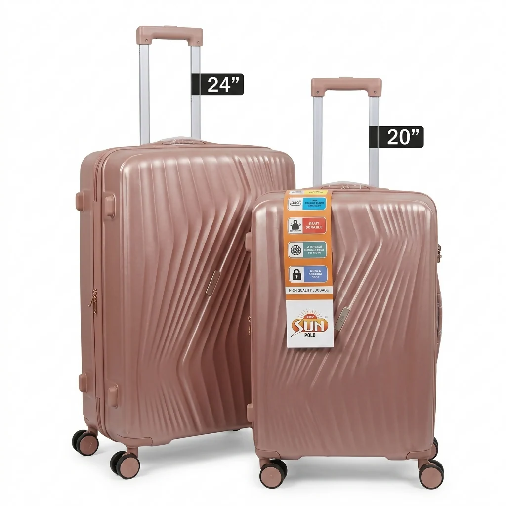 Premium Hard Shell Trolley Luggage Travel Suitcase Set with Spinner Wheels - Image 12