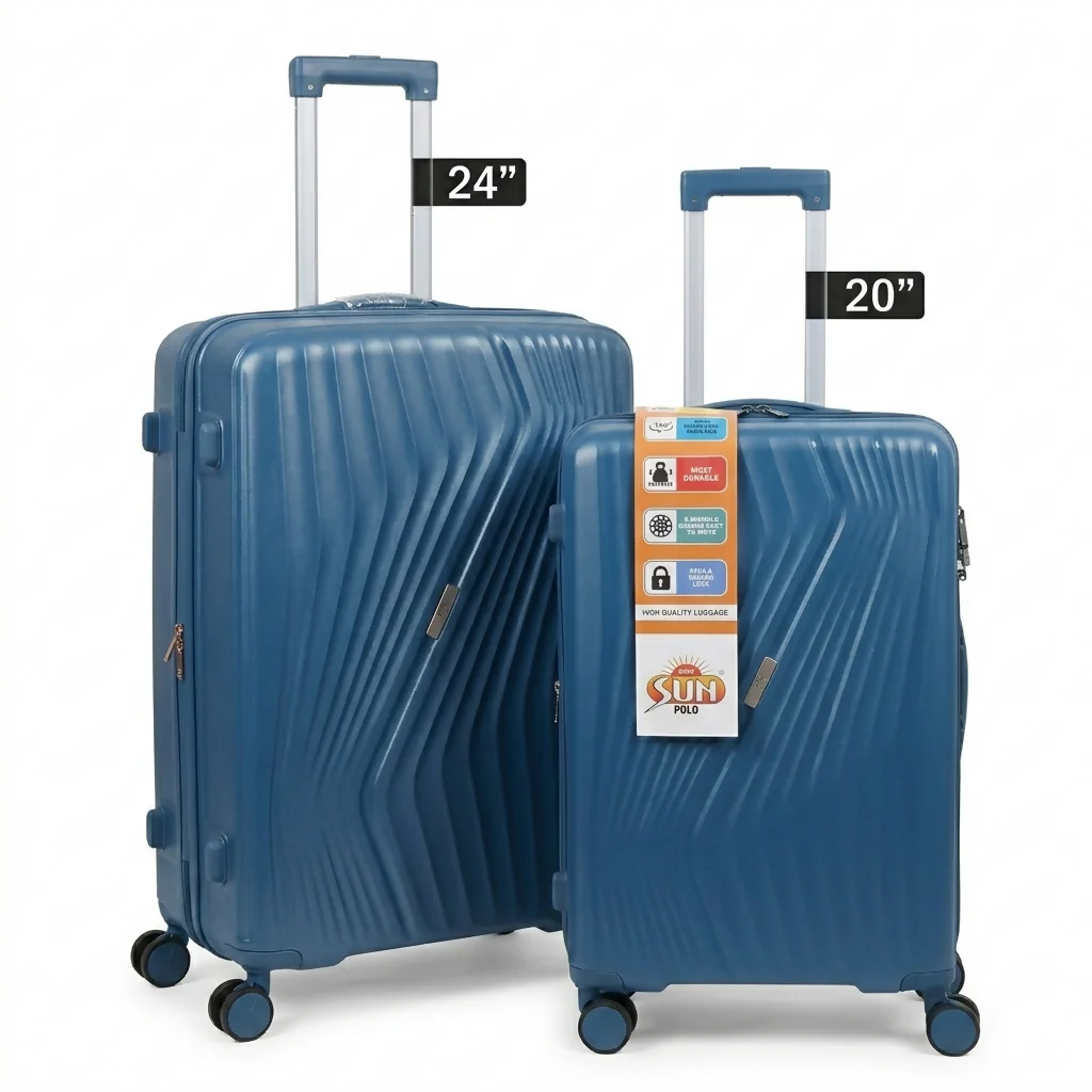 Premium Hard Shell Trolley Luggage Travel Suitcase Set with Spinner Wheels - Image 13
