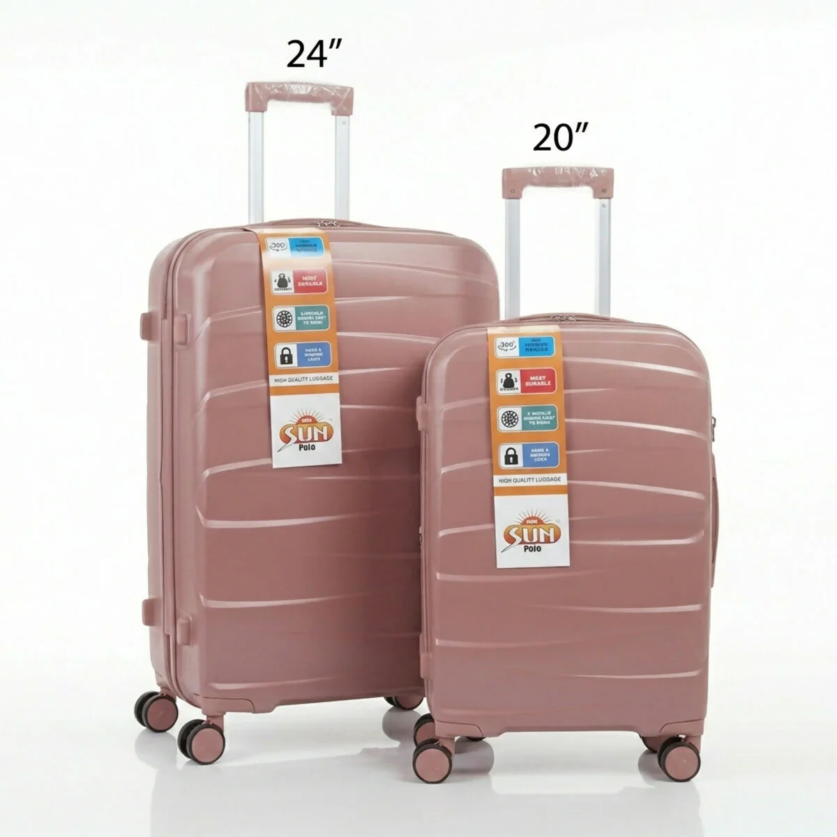 Premium Hard Shell Trolley Luggage Travel Suitcase with Spinner Wheels & Secure Lock - Image 13