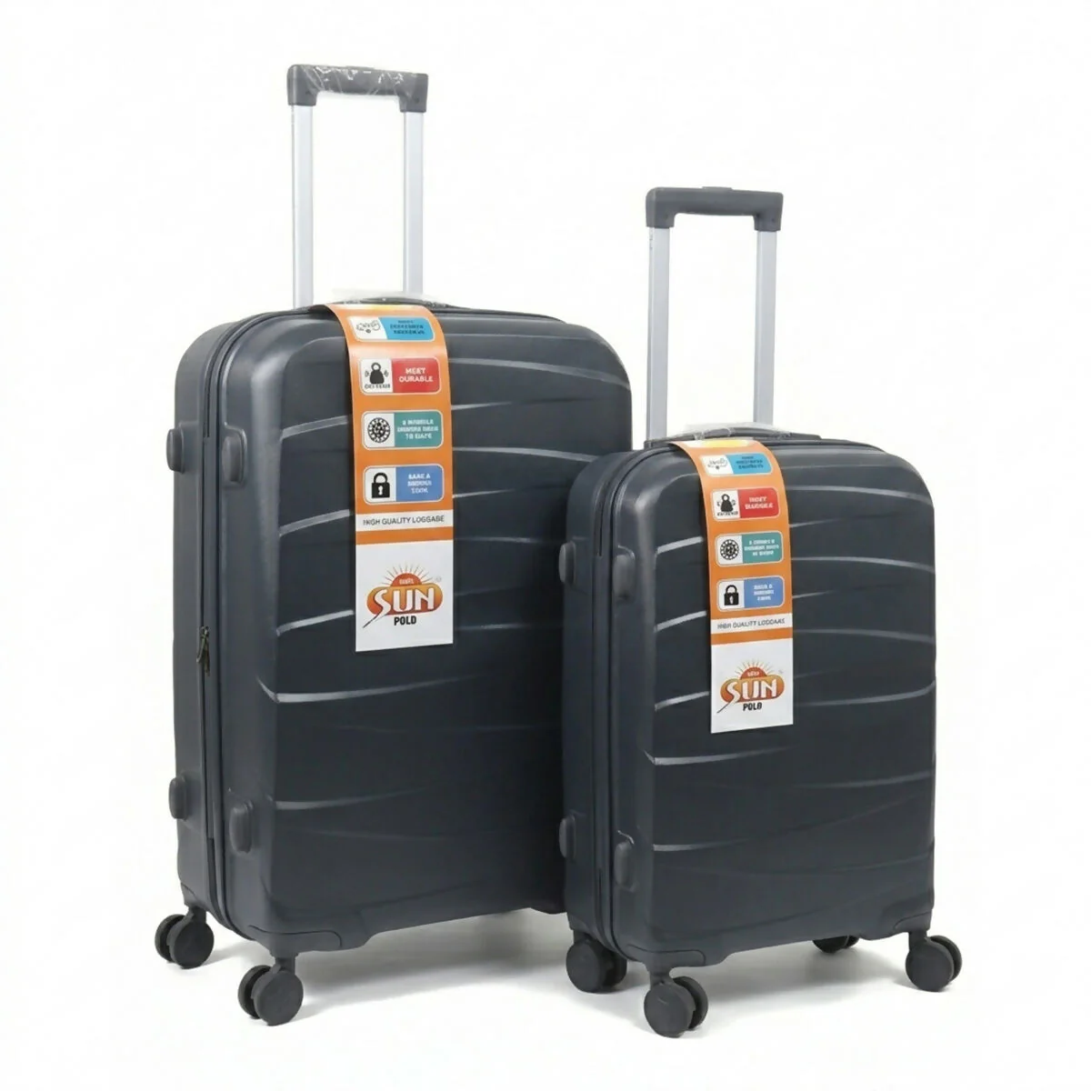 Premium Hard Shell Trolley Luggage Travel Suitcase with Spinner Wheels & Secure Lock - Image 14