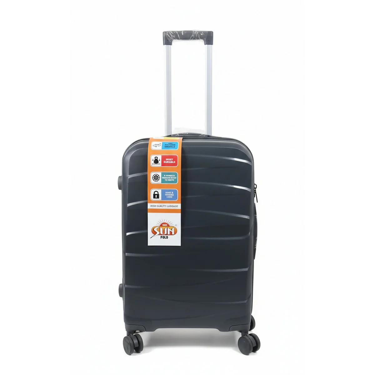 Premium Hard Shell Trolley Luggage Travel Suitcase with Spinner Wheels & Secure Lock - Image 3