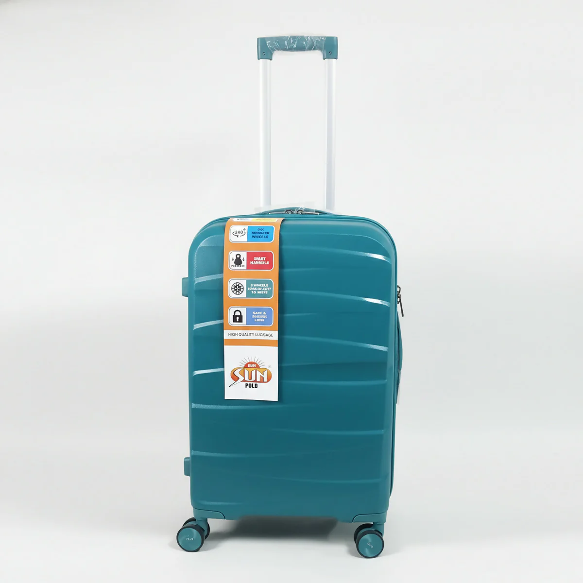 Premium Hard Shell Trolley Luggage Travel Suitcase with Spinner Wheels & Secure Lock - Image 4