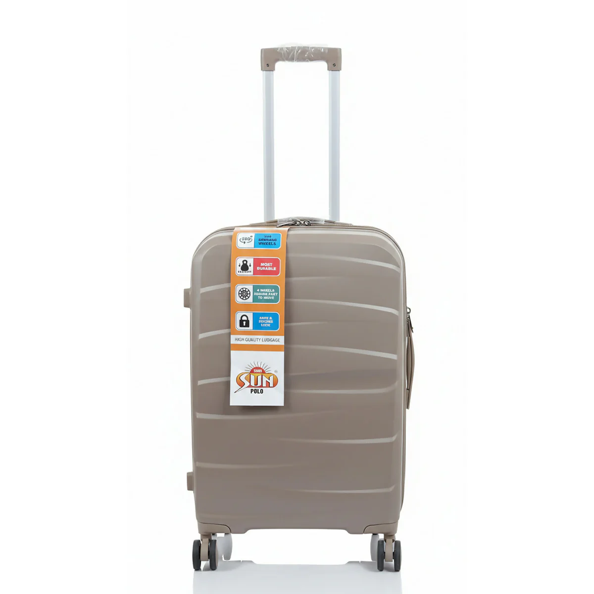 Premium Hard Shell Trolley Luggage Travel Suitcase with Spinner Wheels & Secure Lock - Image 5