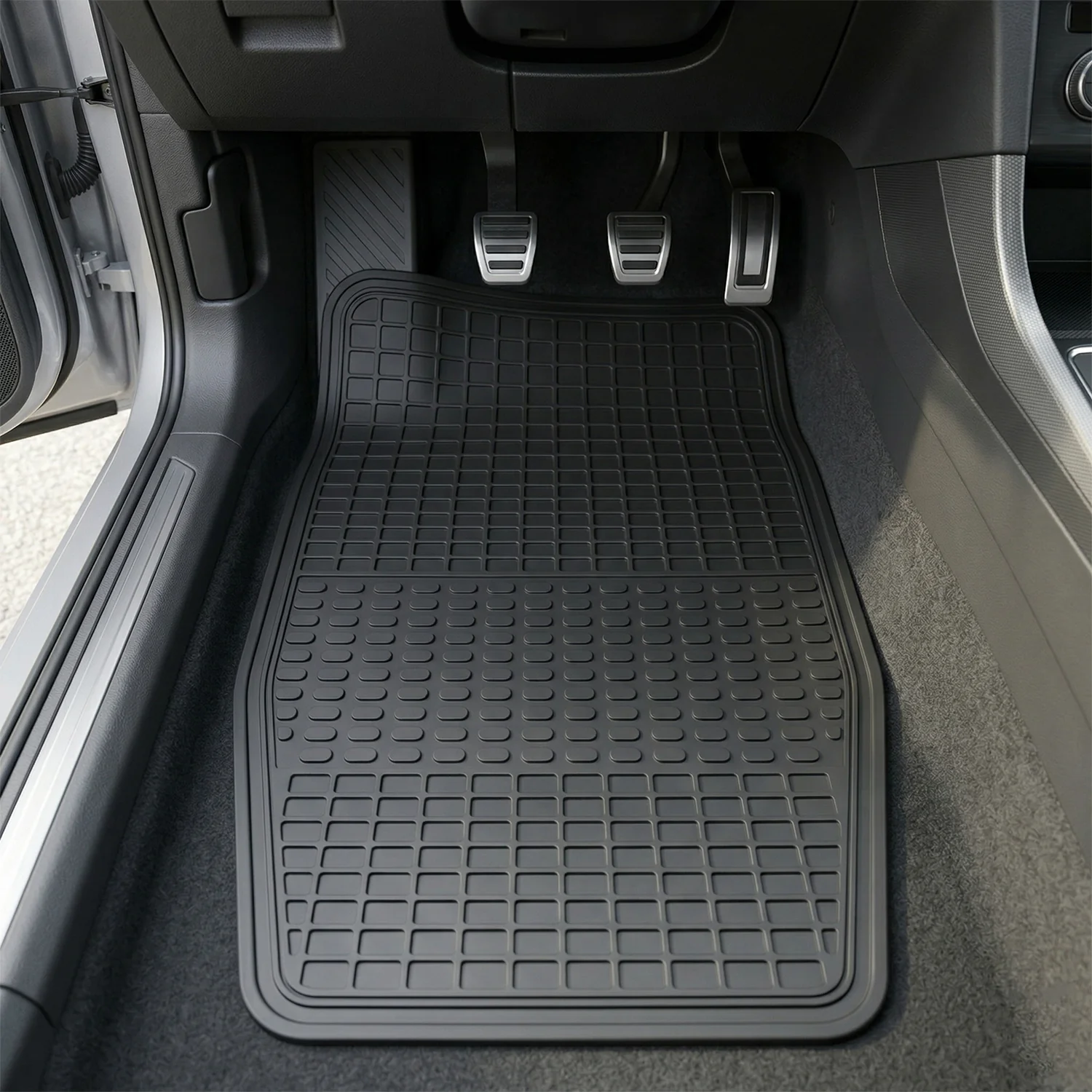 Premium Heavy Duty Car Floor Mat Set (4 Pc) - Image 3
