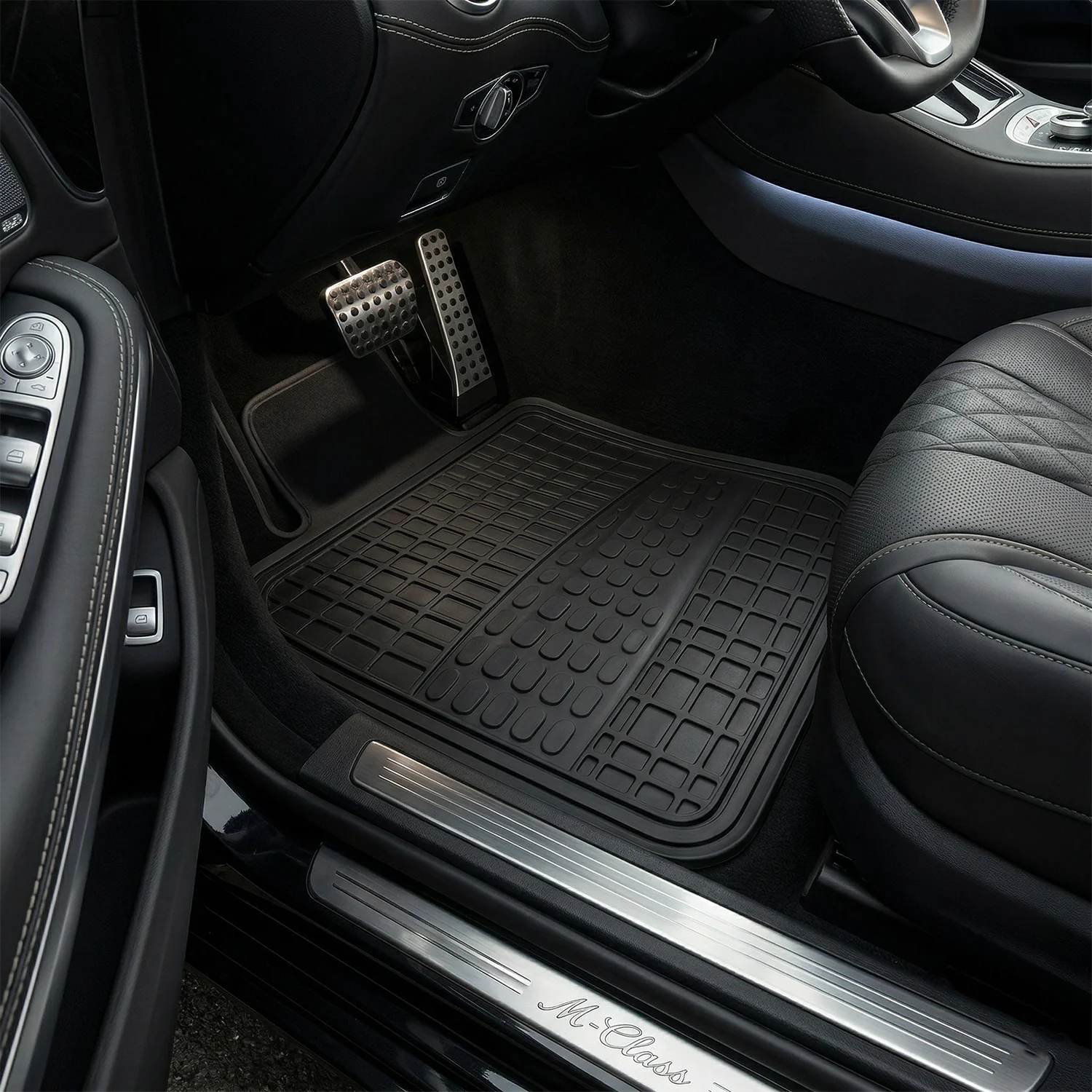 Premium Heavy Duty Car Floor Mat Set (4 Pc) - Image 4