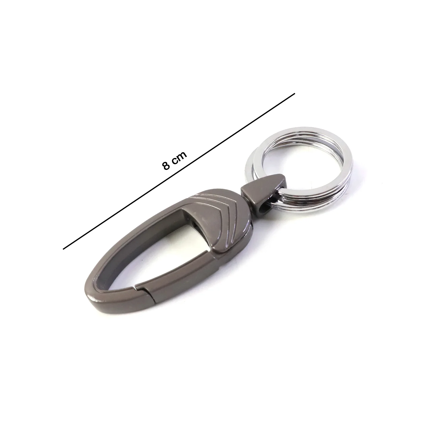 Premium Heavy Duty Metal Carabiner Keychain with Key Ring Clip Hook (1 Pc) - Image 6