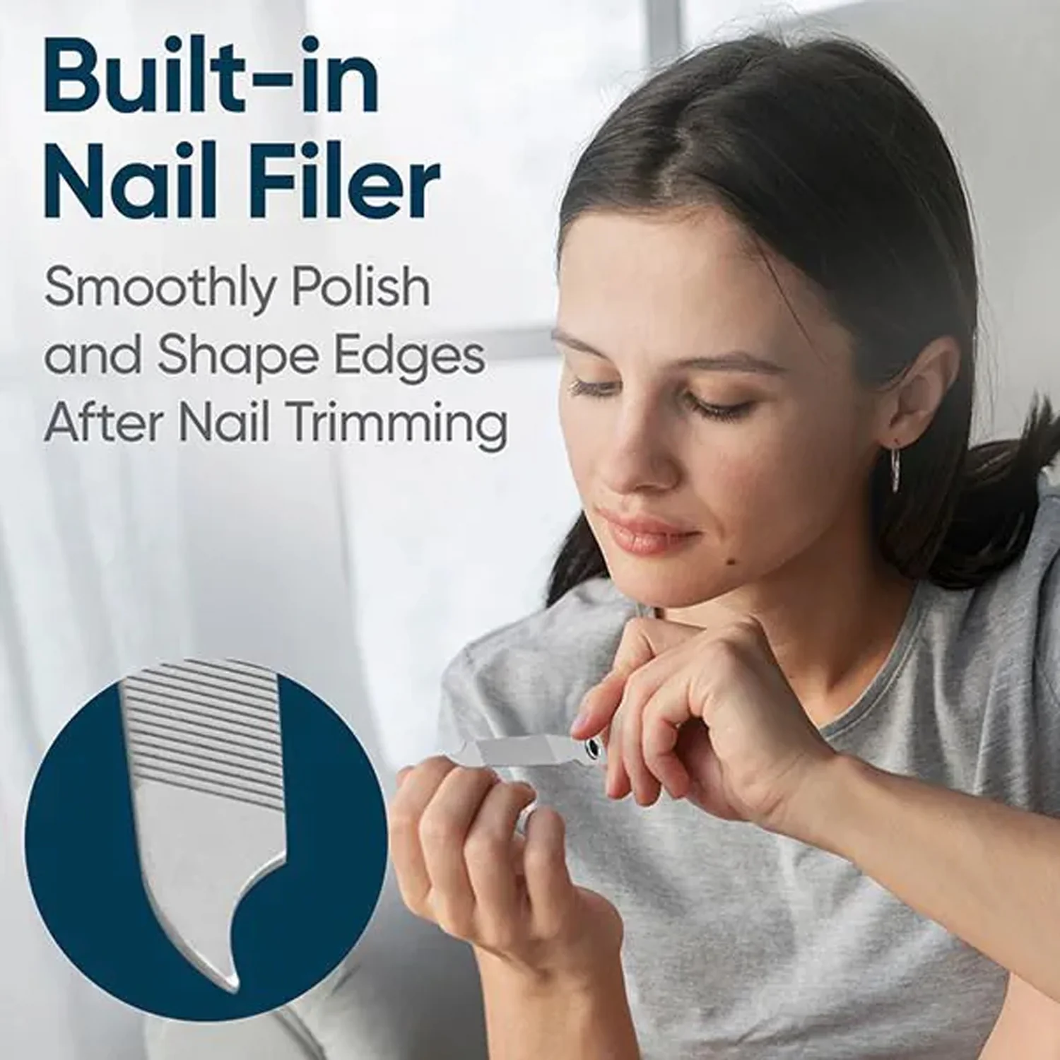Premium Heavy-Duty Stainless Steel Nail Cutter (1 Pc) - Image 4