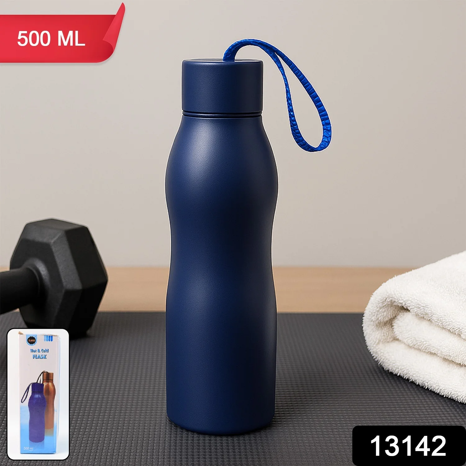 Hot & Cold Stainless Steel Vacuum Insulated Flask Bottle (Approx 500ML / 1 Pc) - Image 2
