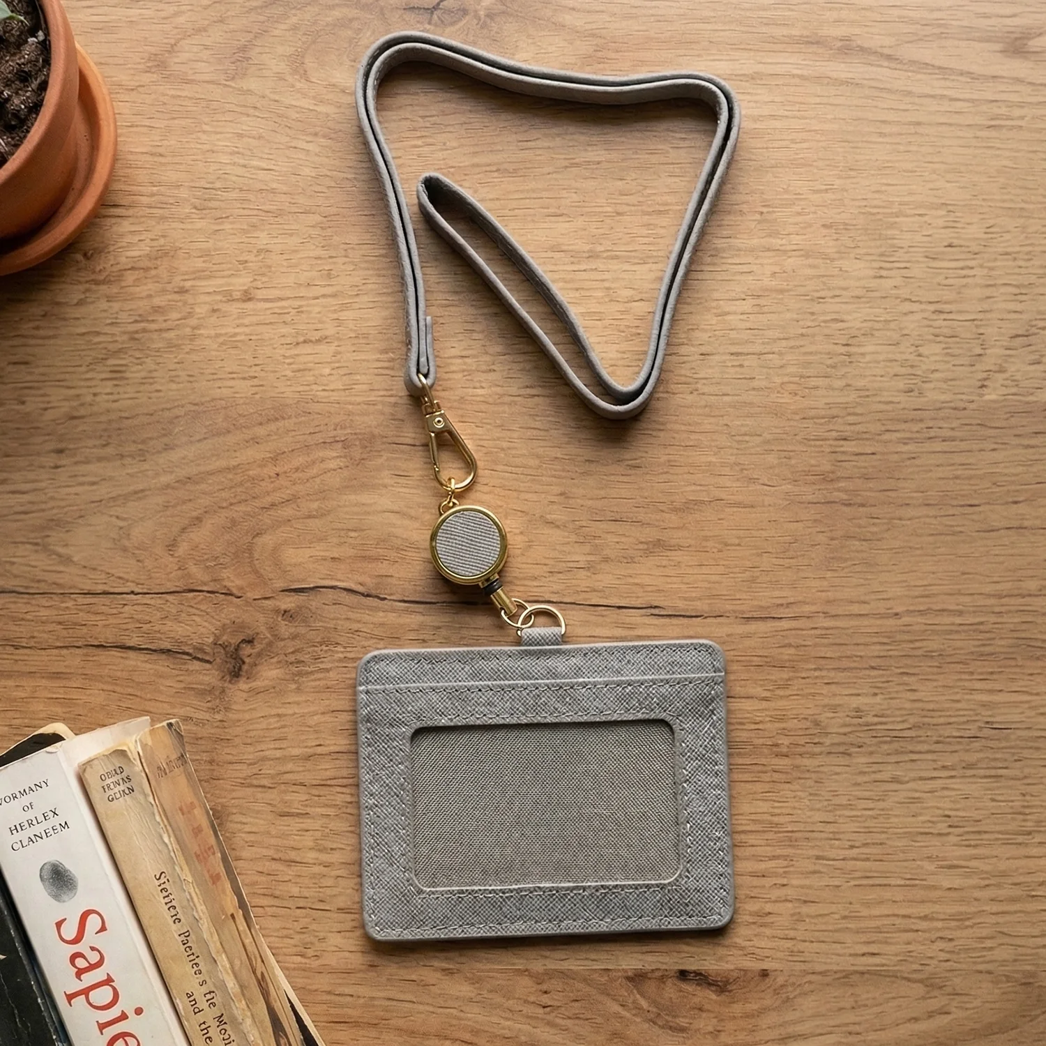 Premium ID Card Holder with Adjustable Neck Strap (1 Pc) - Image 7